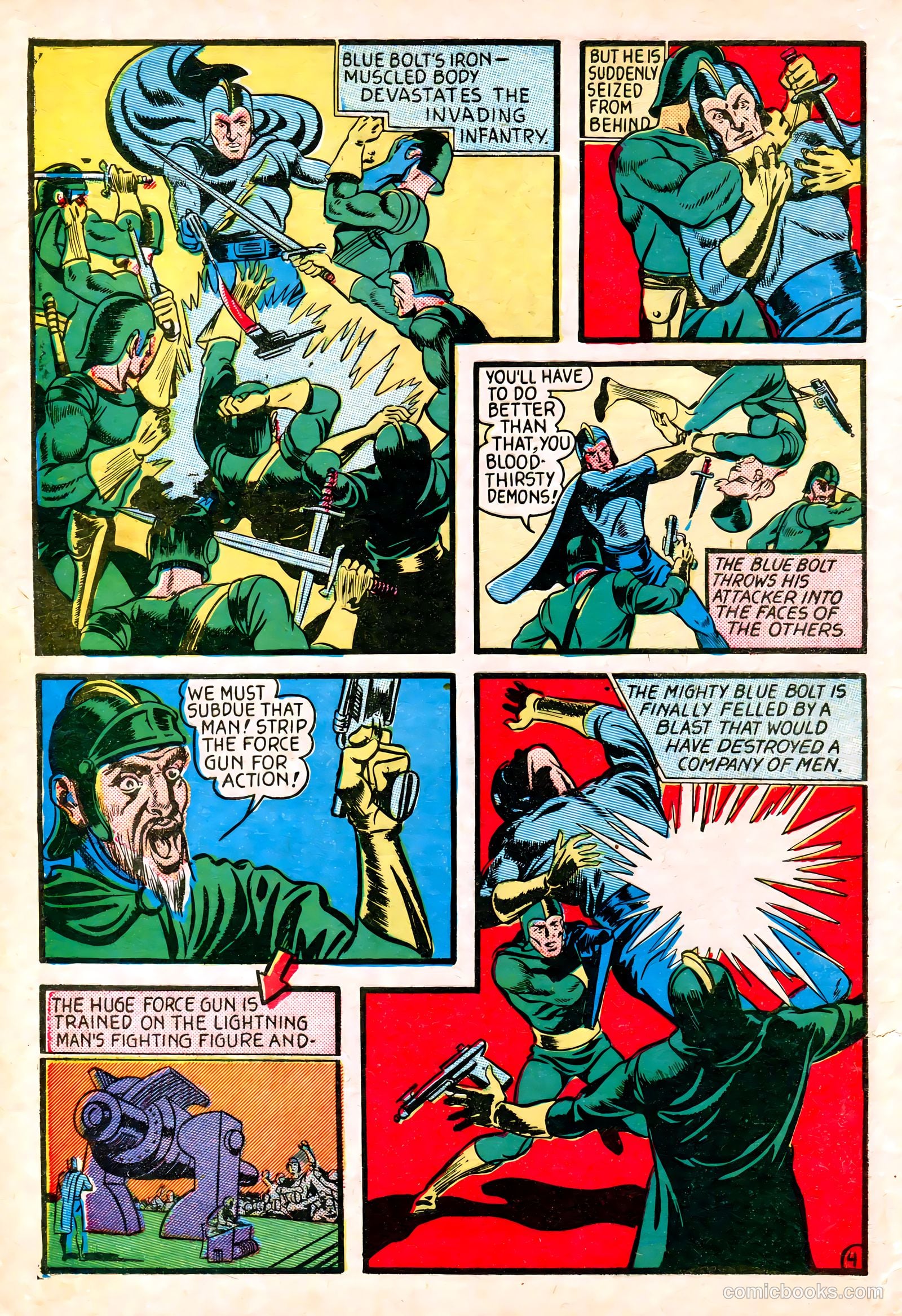 Blue Bolt #3 (1941) — page 6 of 68