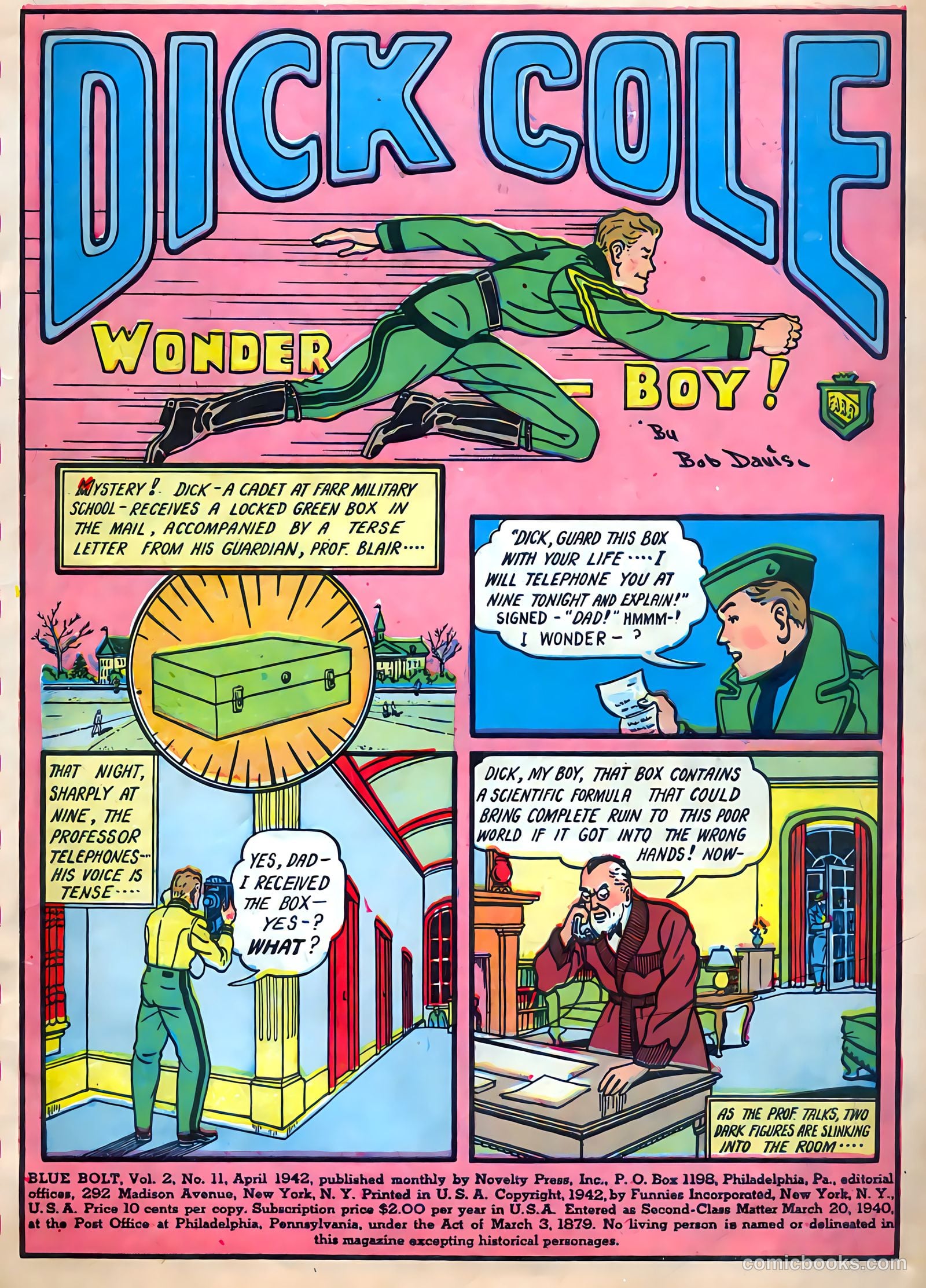 Blue Bolt #11 (1942) — page 3 of 68