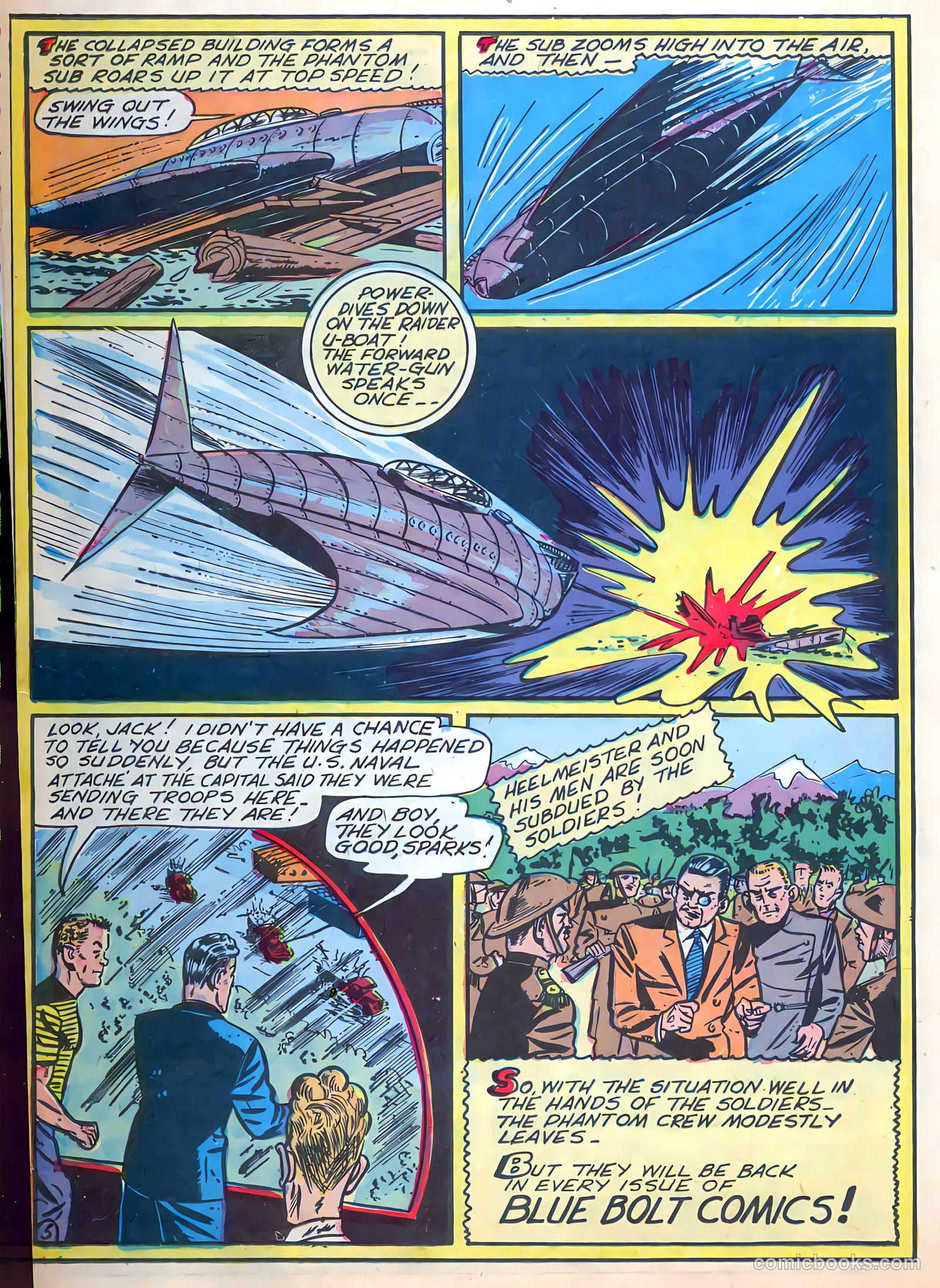 Blue Bolt #11 (1942) — page 32 of 68