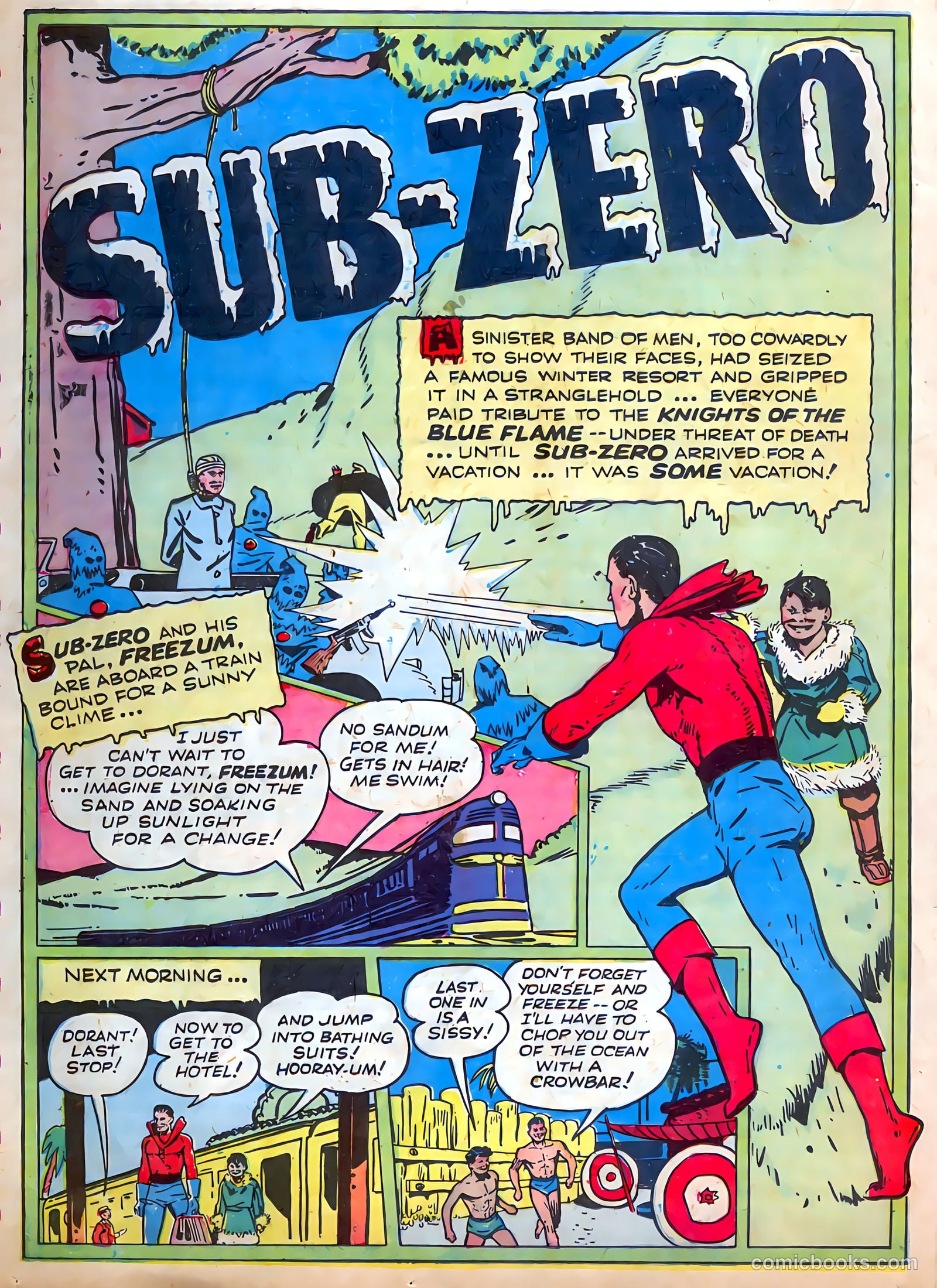 Blue Bolt #11 (1942) — page 36 of 68
