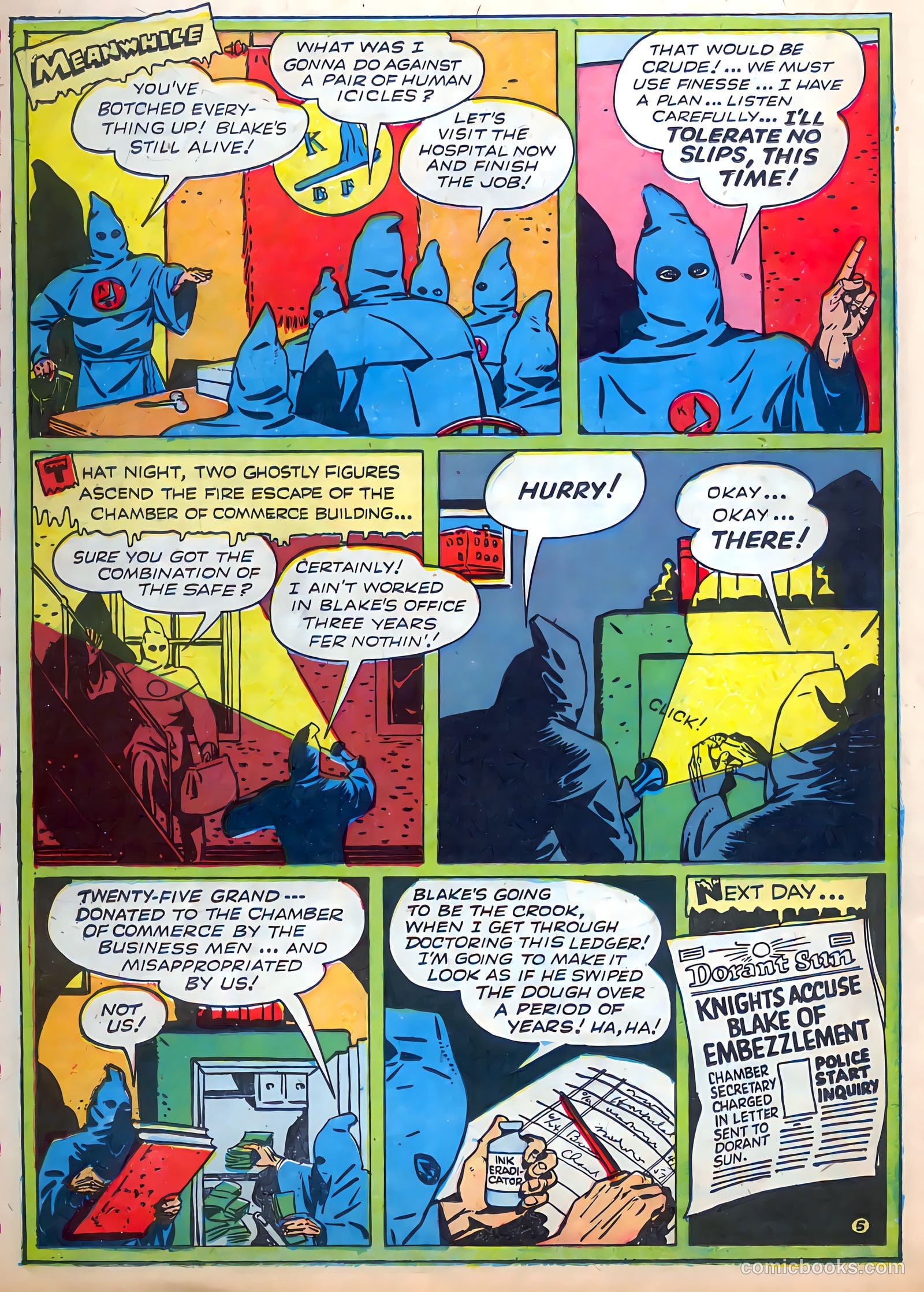 Blue Bolt #11 (1942) — page 40 of 68