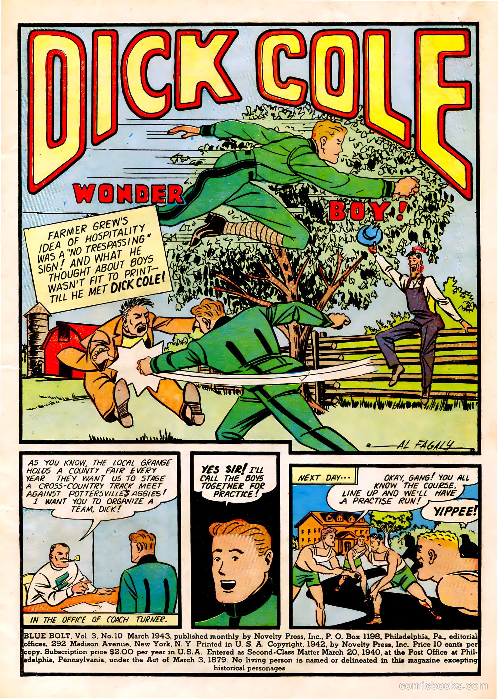 Blue Bolt #10 (1948) — page 3 of 68
