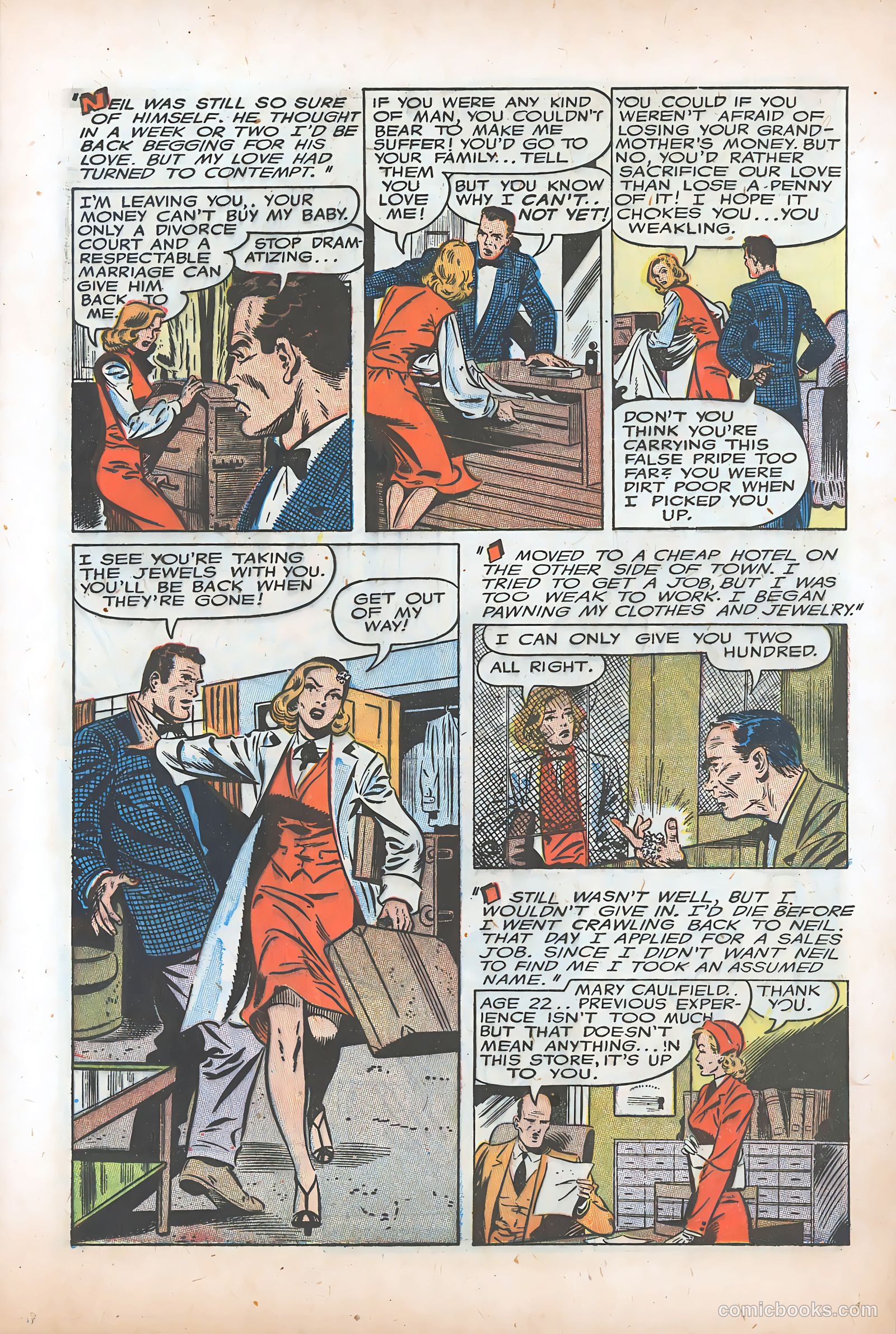 Teen-Age Romances #40 (1949) — page 13 of 36