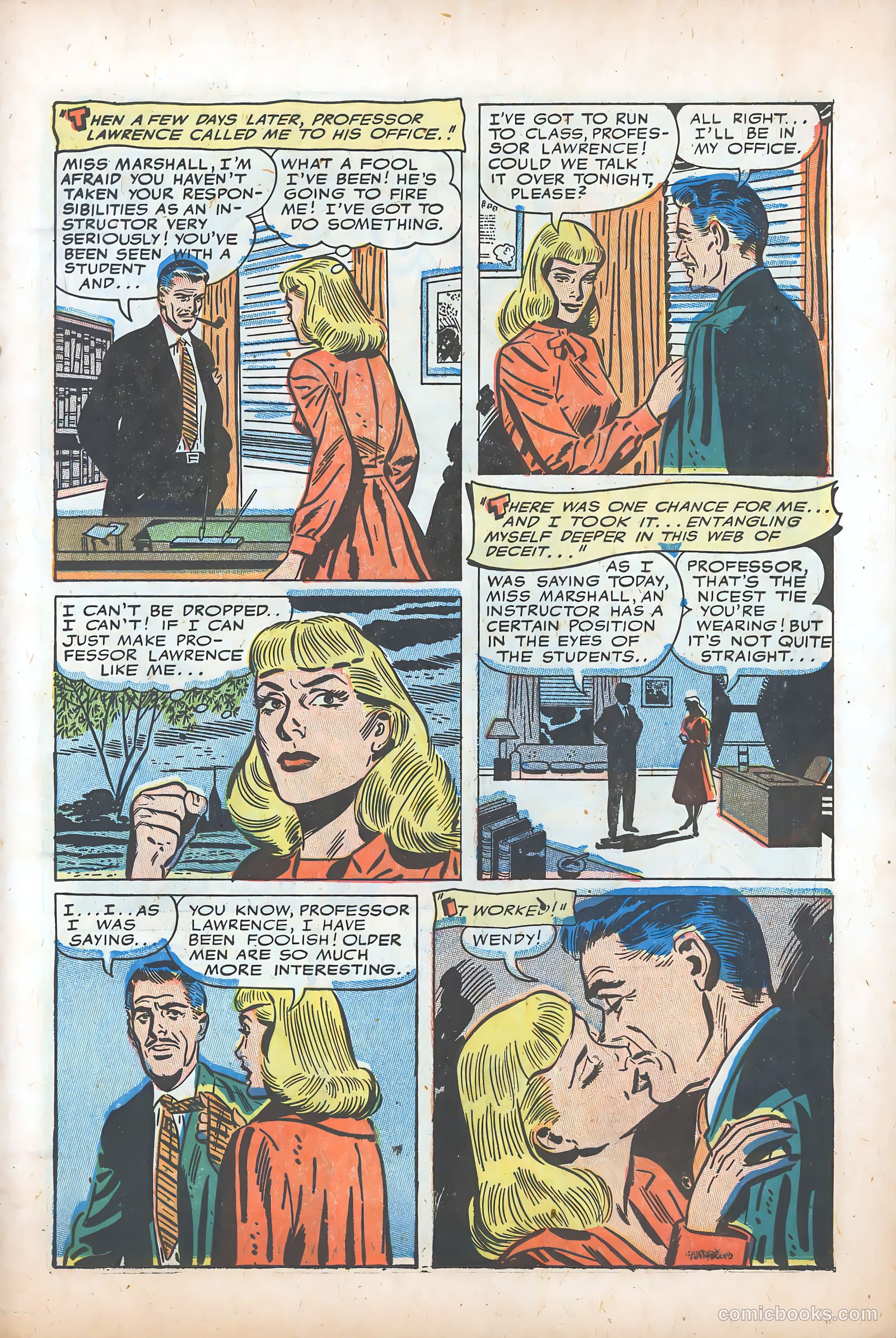 Teen-Age Romances #40 (1949) — page 19 of 36