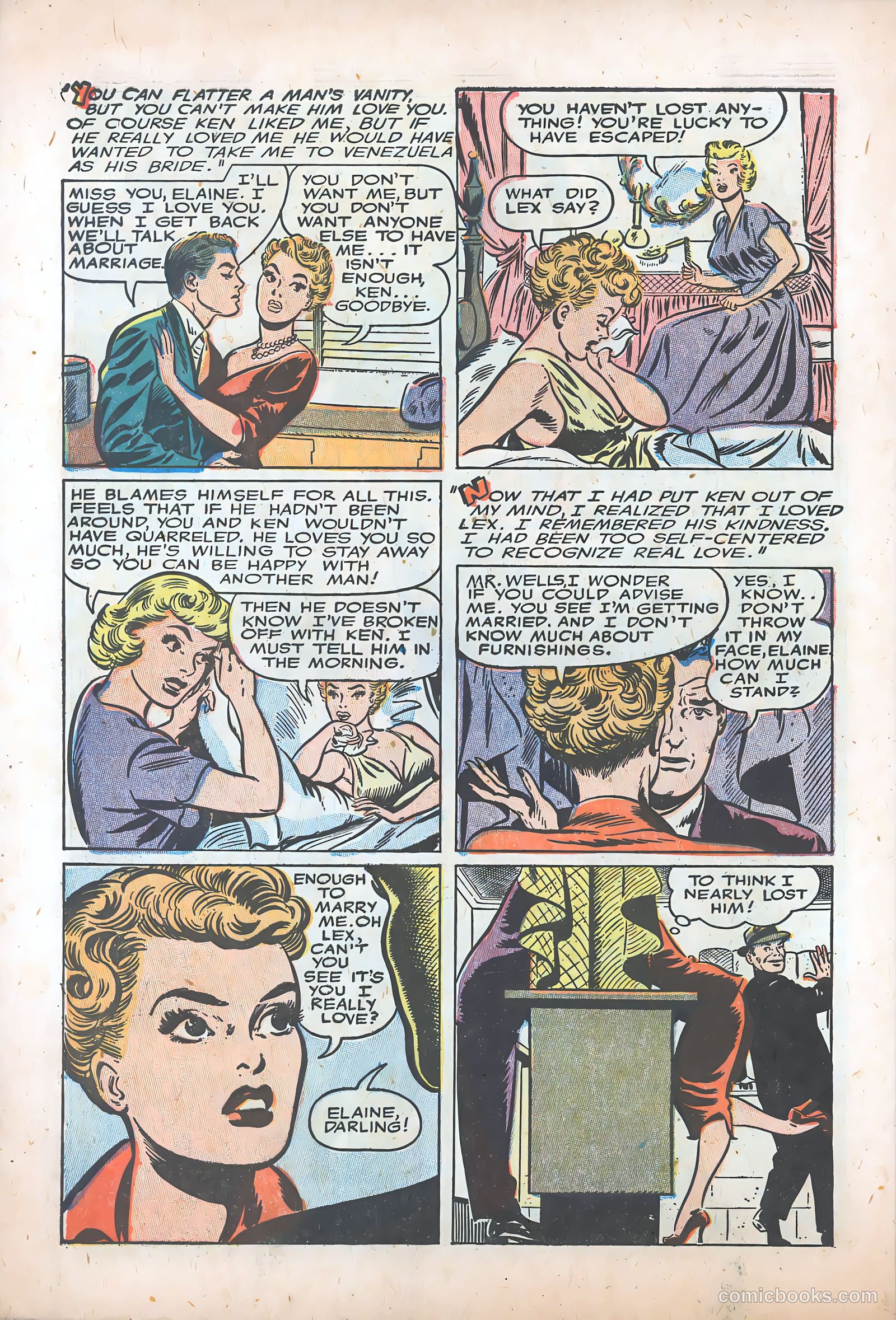 Teen-Age Romances #40 (1949) — page 34 of 36