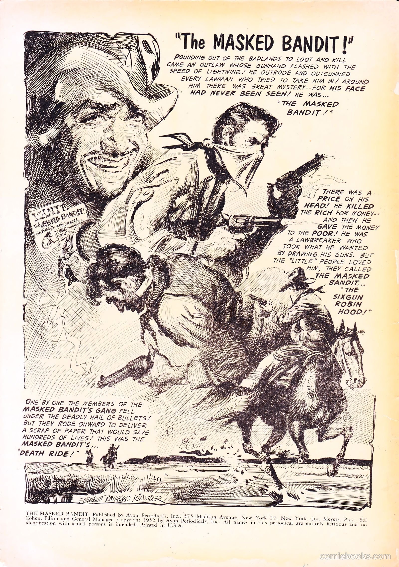 masked bandit nn #nn (1952) — page 3 of 37
