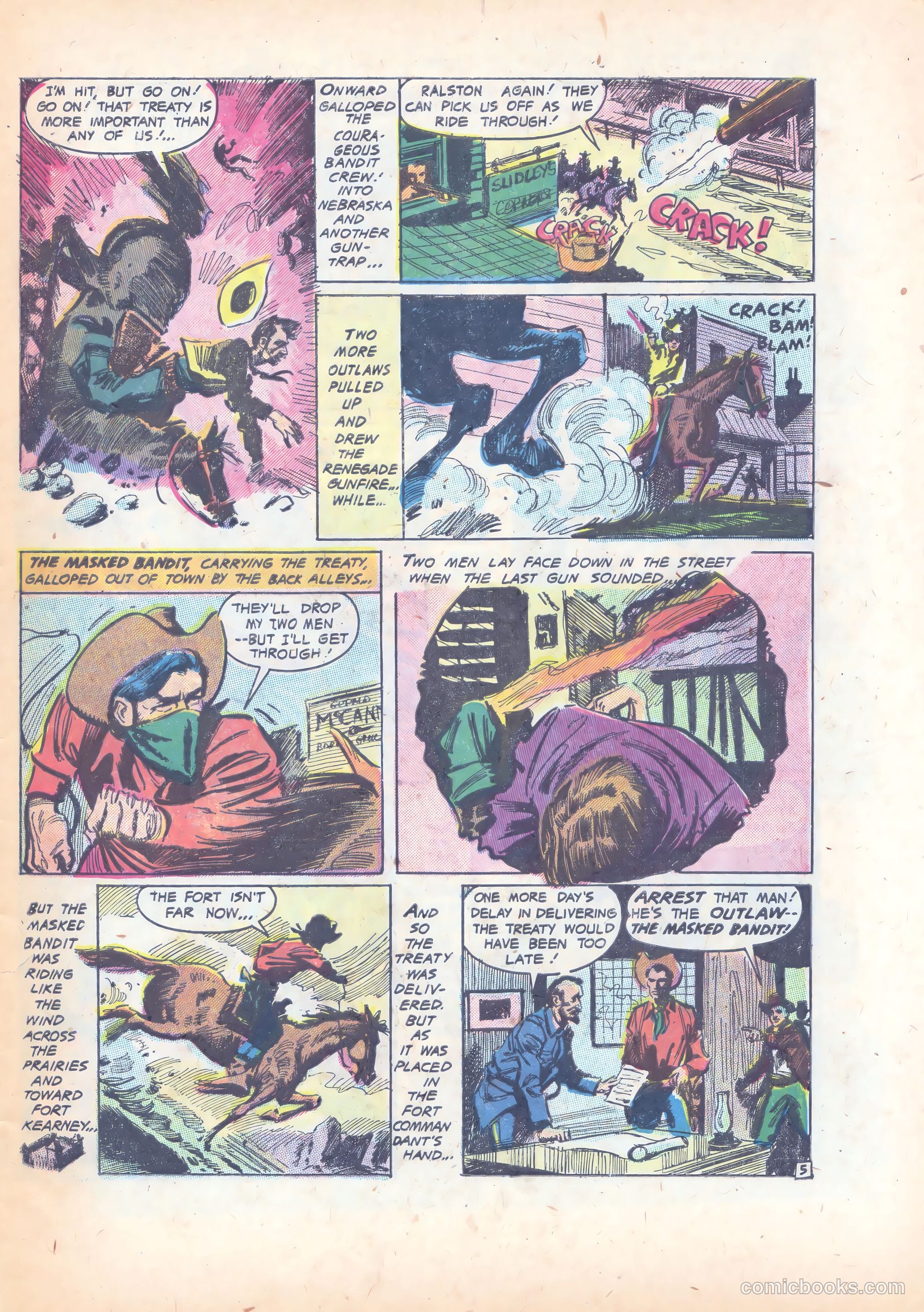 masked bandit nn #nn (1952) — page 8 of 37