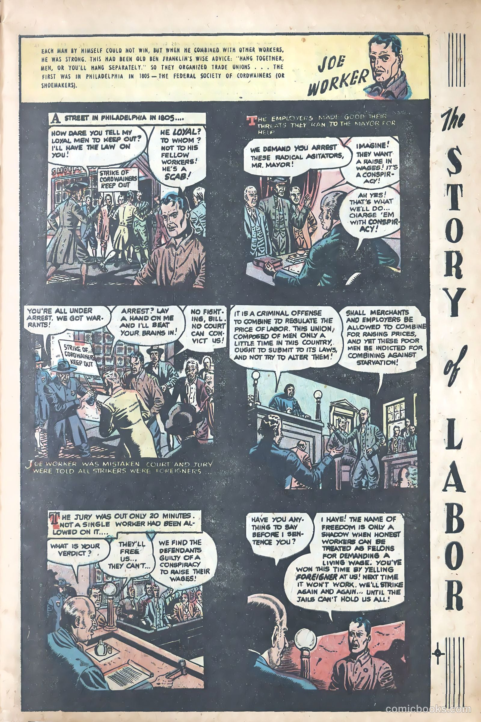 Joe Worker and the Story of Labor #nn (1945) — page 7 of 47