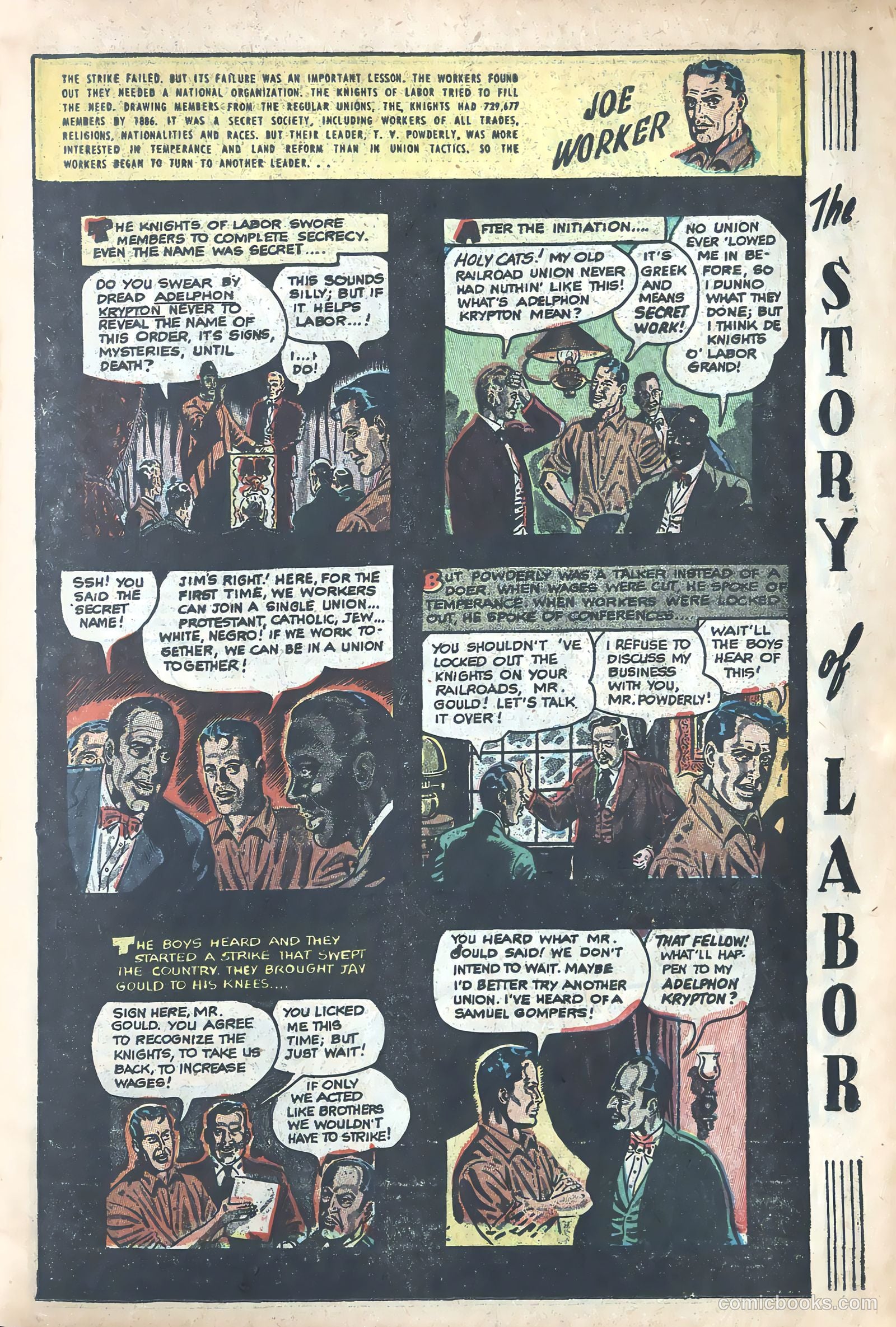Joe Worker and the Story of Labor #nn (1945) — page 13 of 47