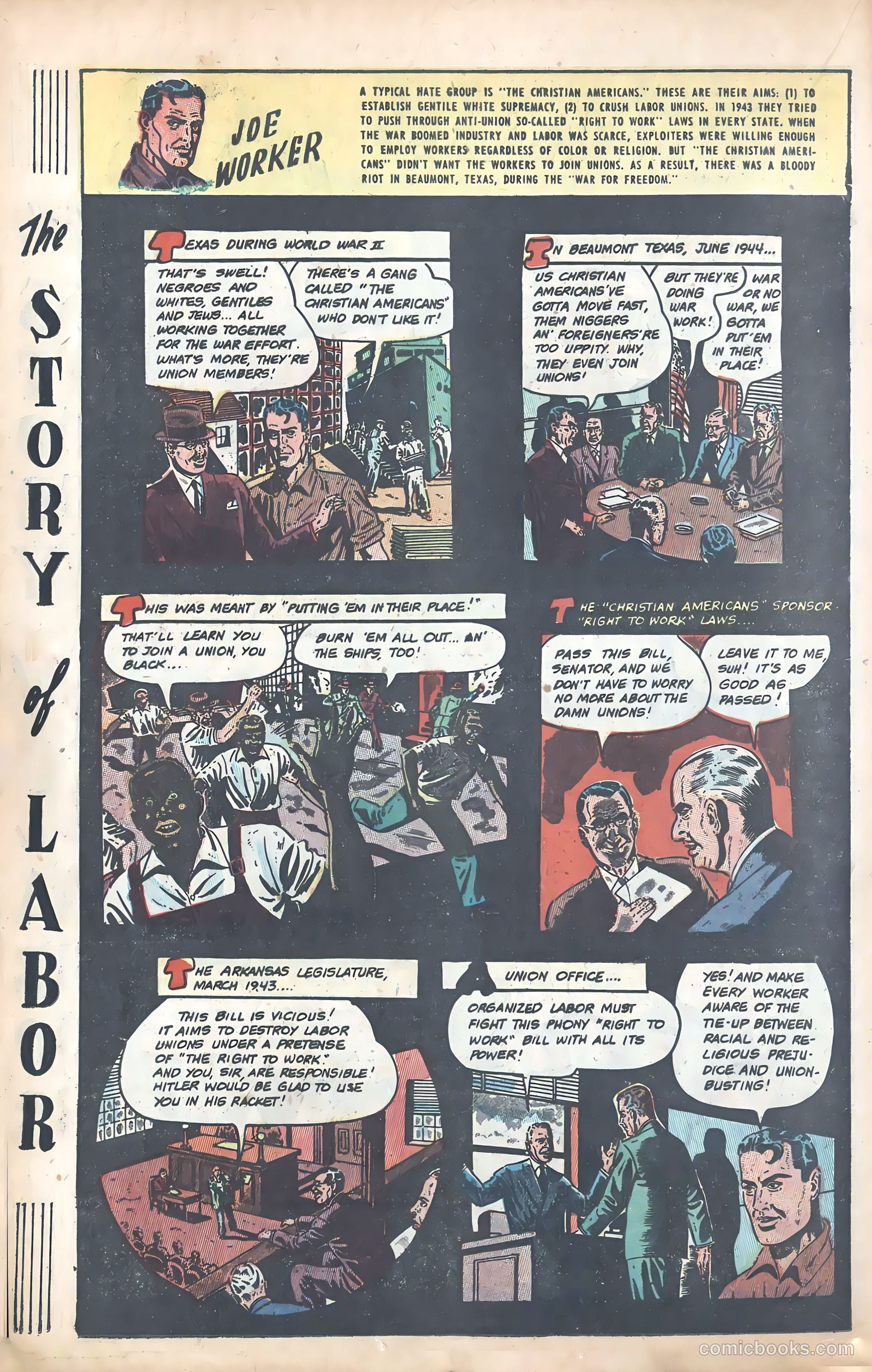 Joe Worker and the Story of Labor #nn (1945) — page 34 of 47