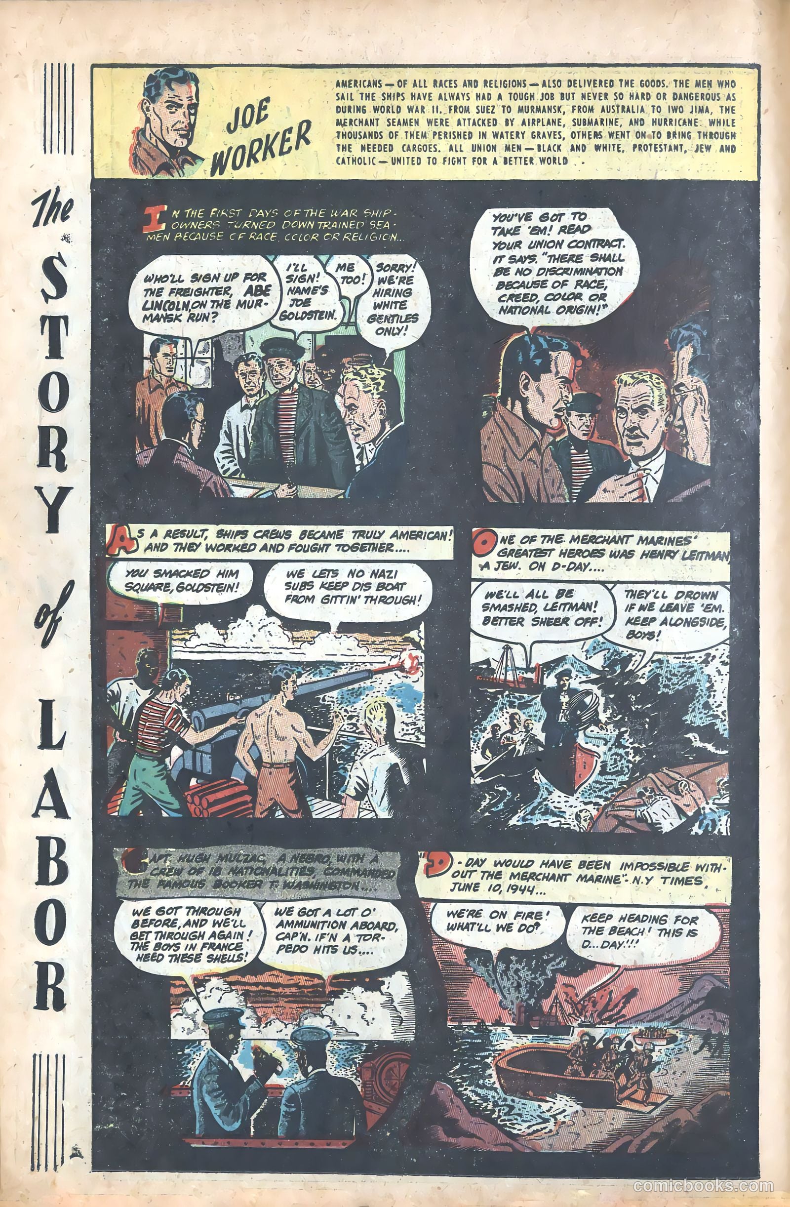Joe Worker and the Story of Labor #nn (1945) — page 36 of 47