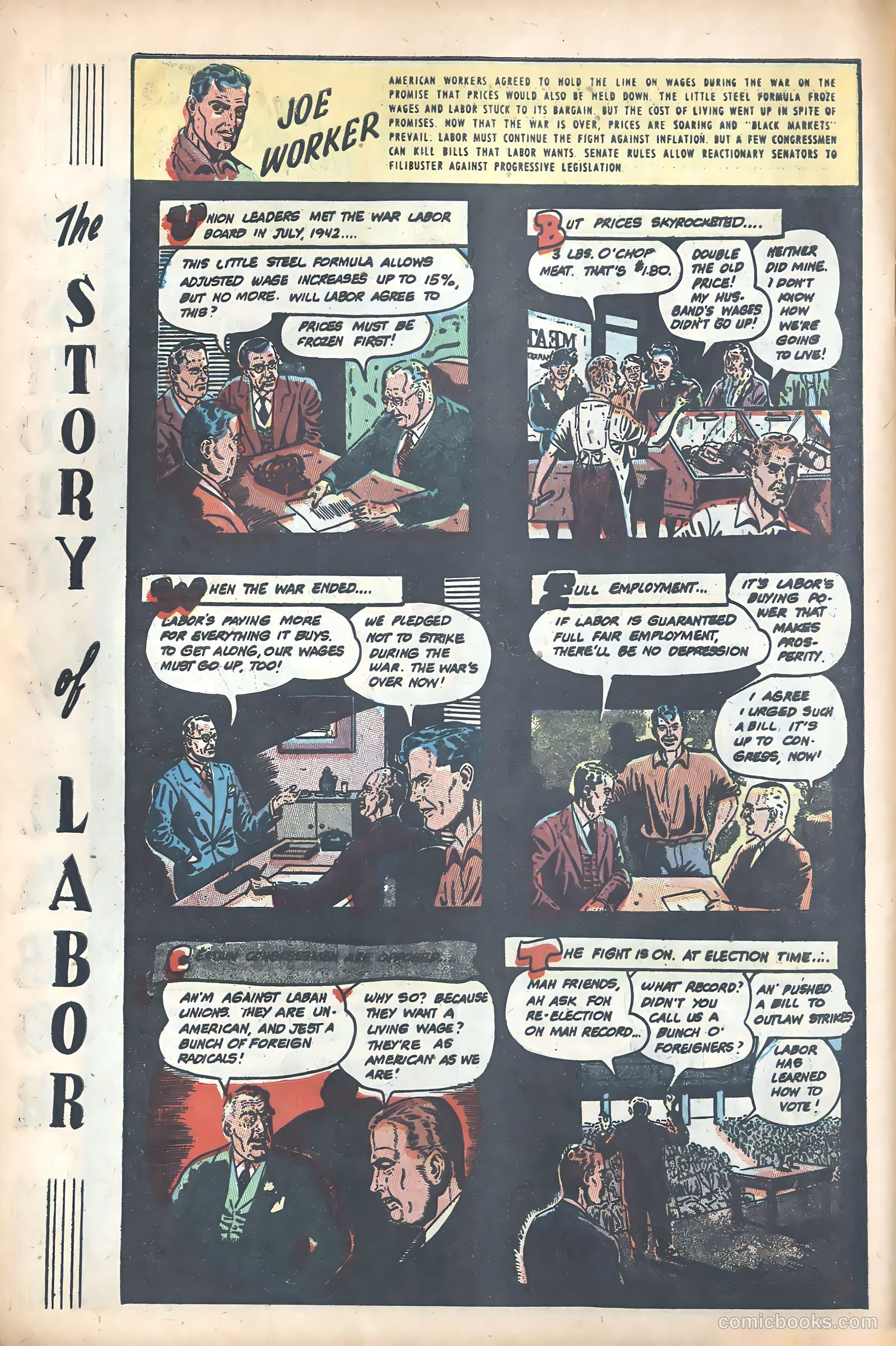 Joe Worker and the Story of Labor #nn (1945) — page 38 of 47