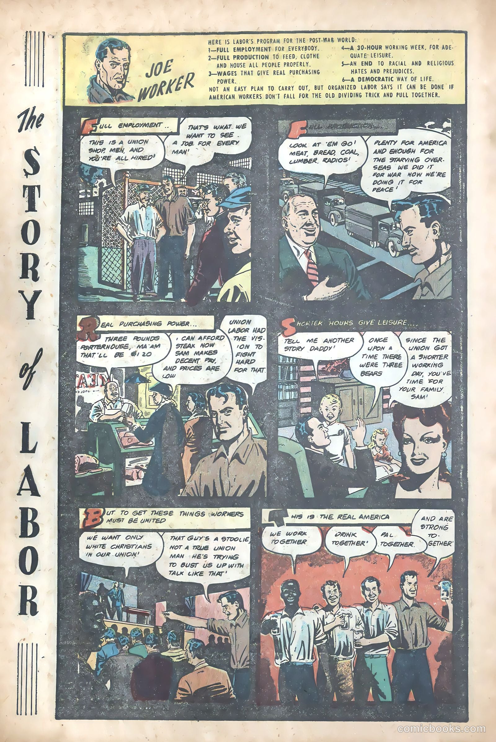 Joe Worker and the Story of Labor #nn (1945) — page 46 of 47