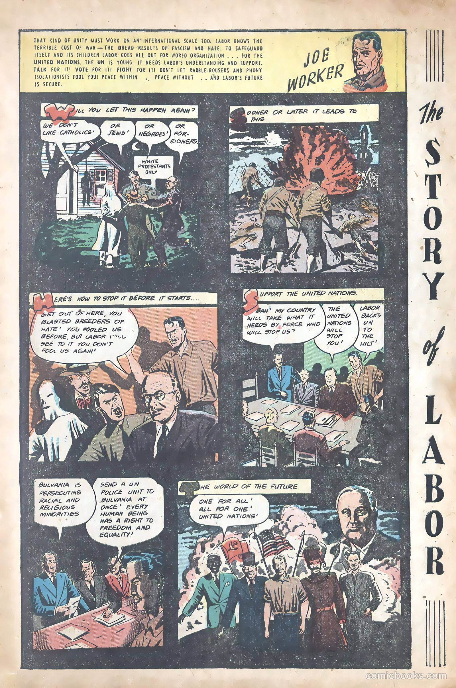 Joe Worker and the Story of Labor #nn (1945) — page 47 of 47