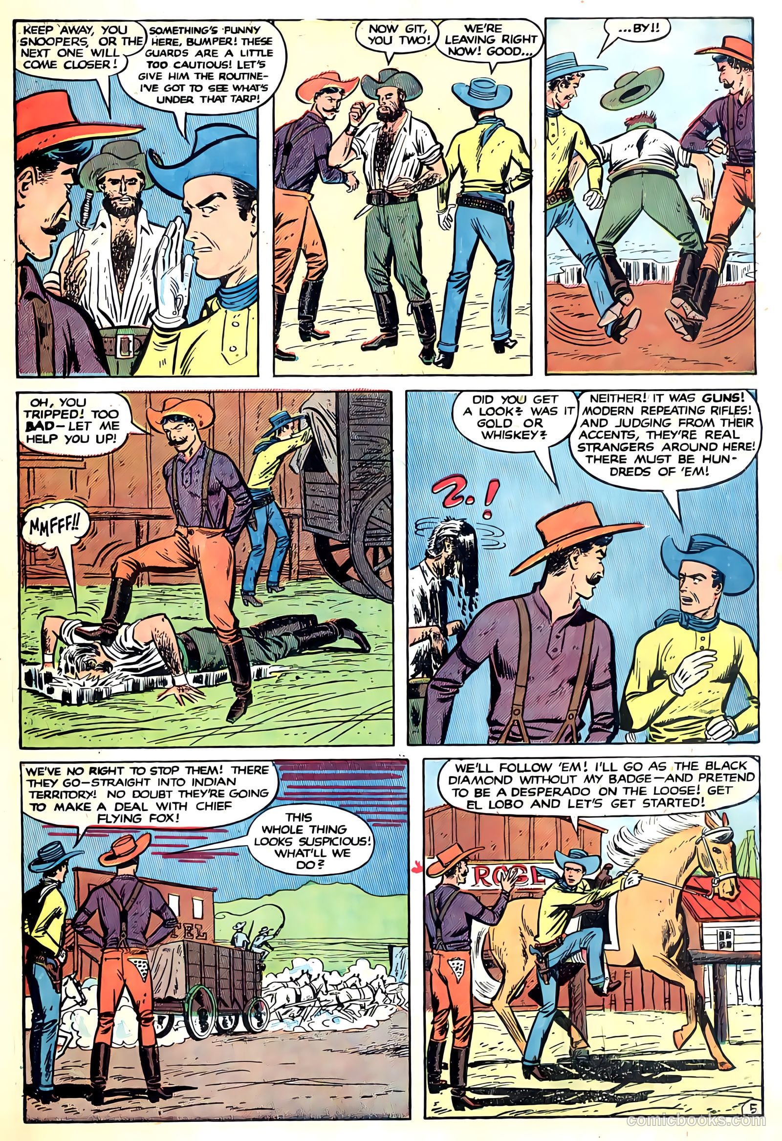 Black Diamond Western #22 (1949) — page 7 of 52