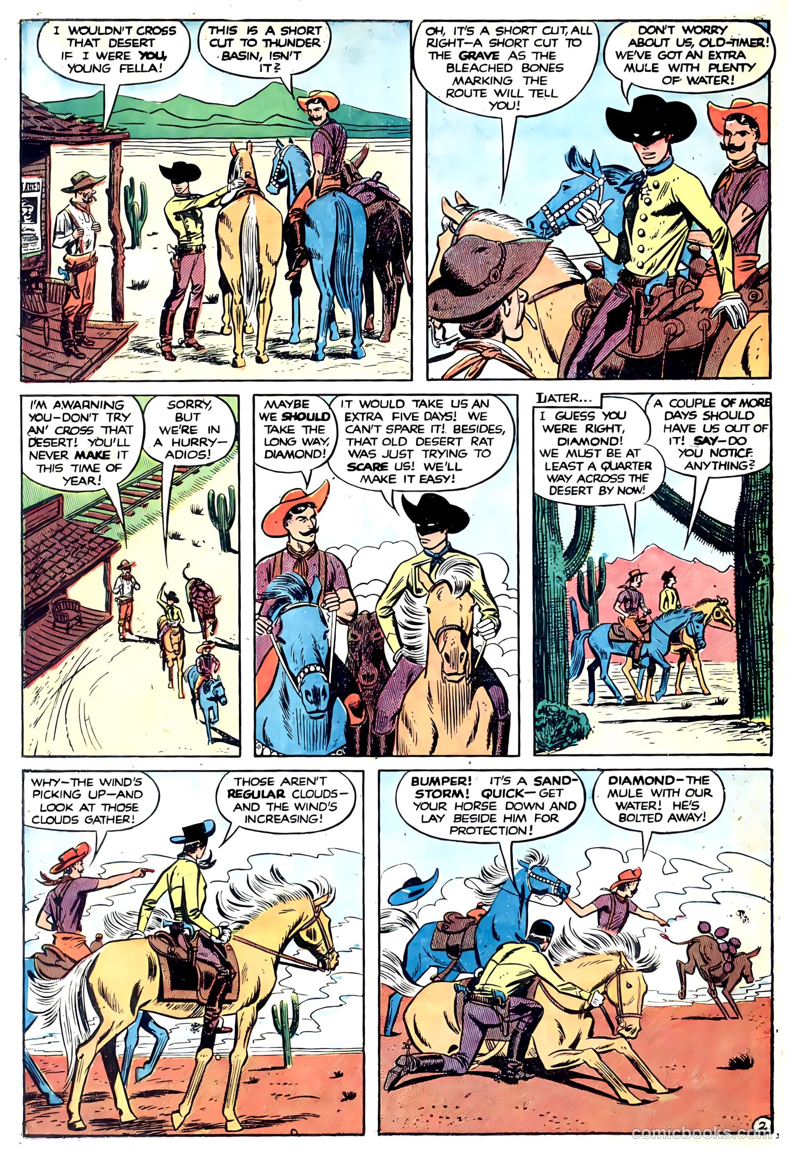 Black Diamond Western #22 (1949) — page 22 of 52