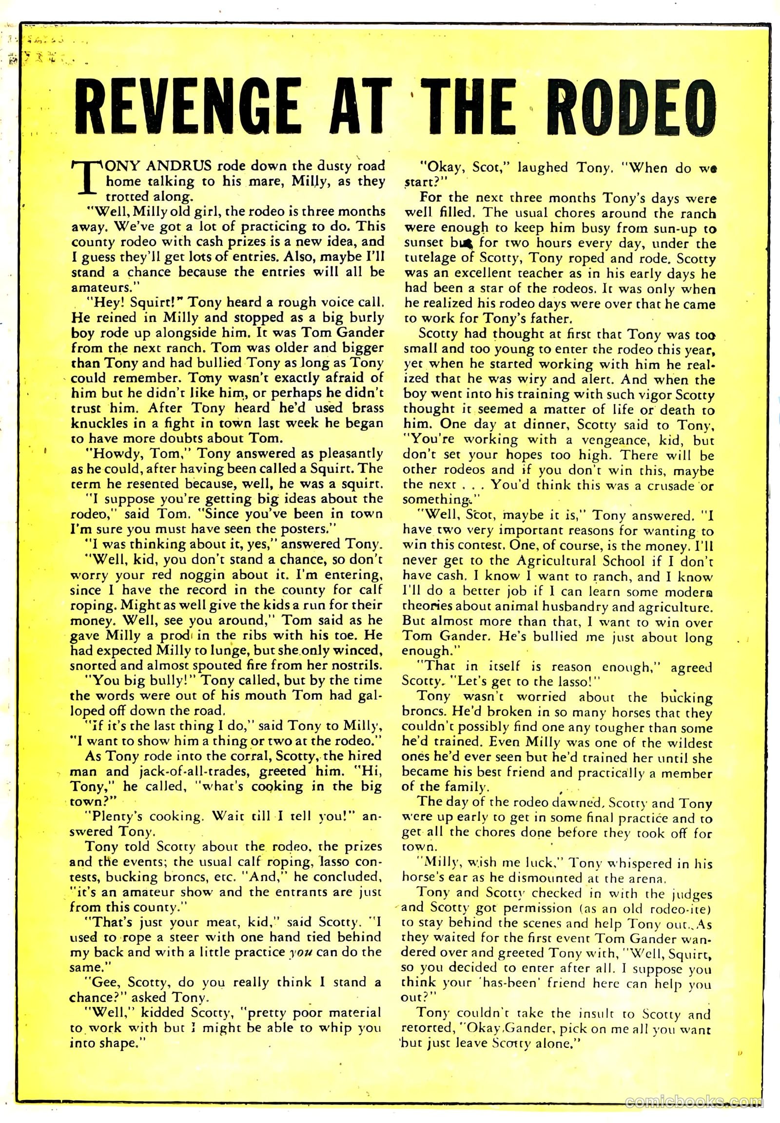 Black Diamond Western #22 (1949) — page 29 of 52