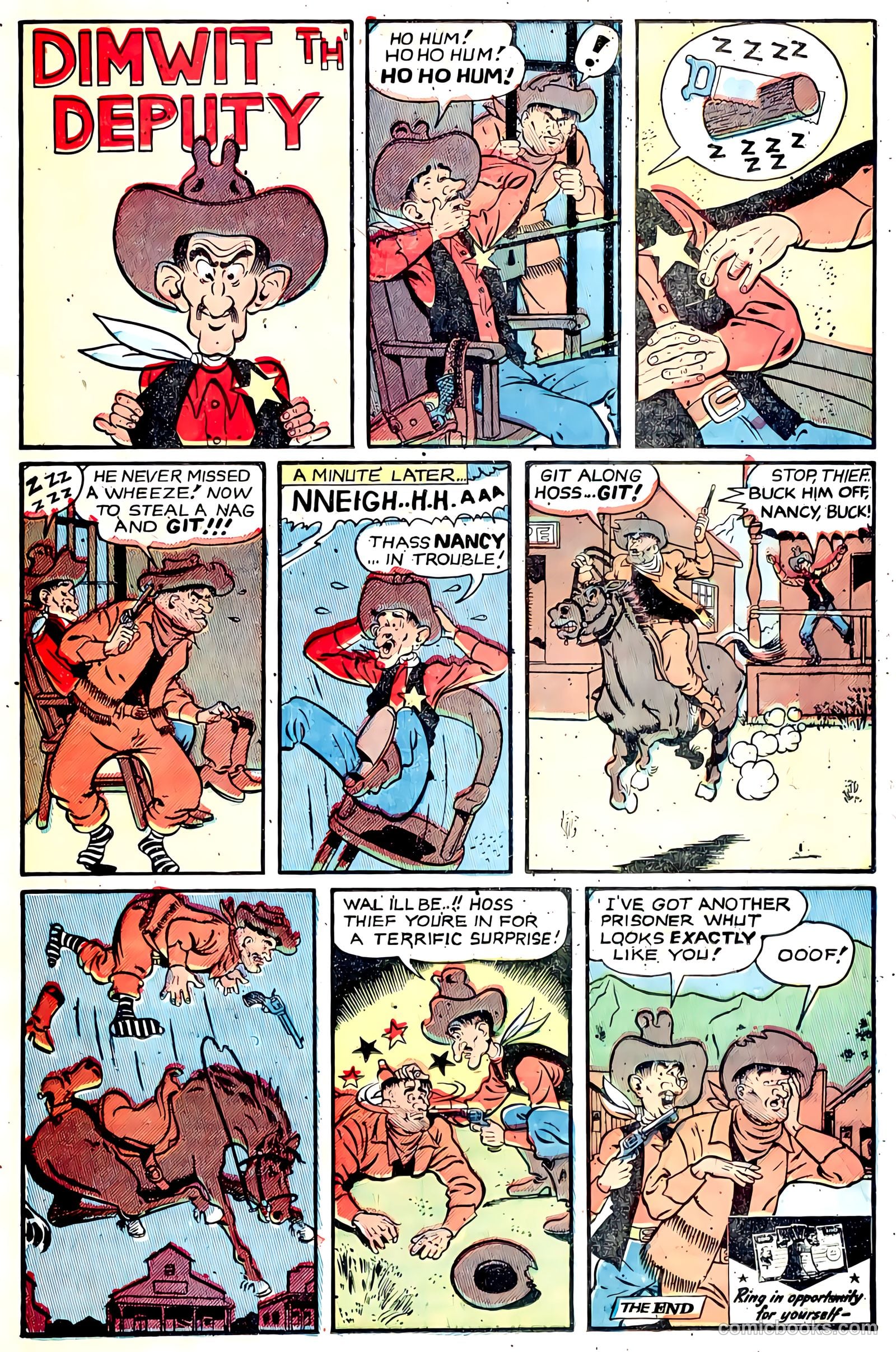 Black Diamond Western #22 (1949) — page 33 of 52