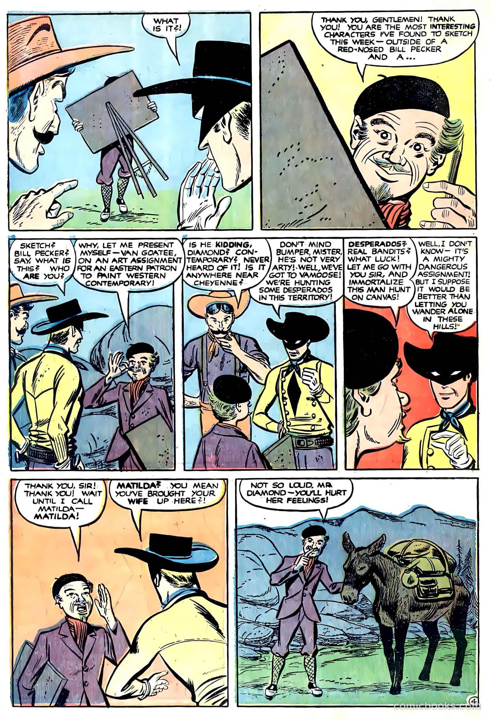 Black Diamond Western #22 (1949) — page 38 of 52