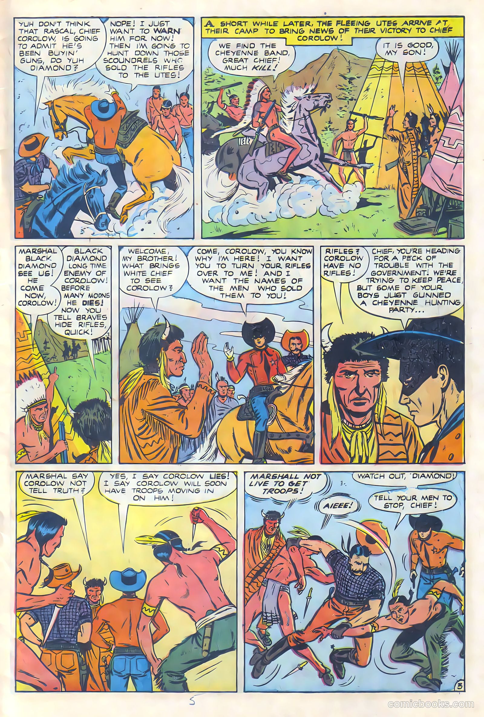 Black Diamond Western #24 (1949) — page 5 of 53