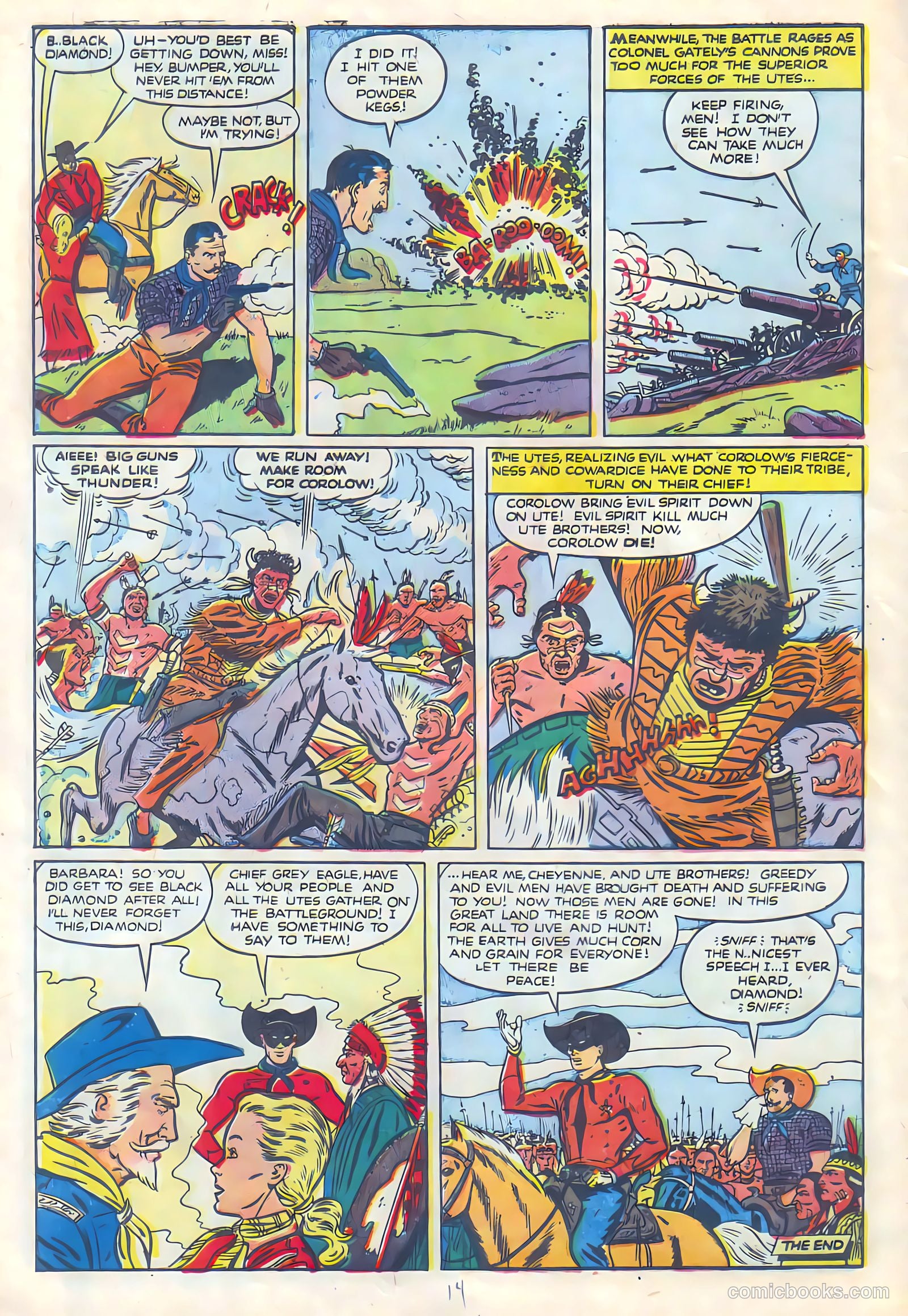 Black Diamond Western #24 (1949) — page 14 of 53