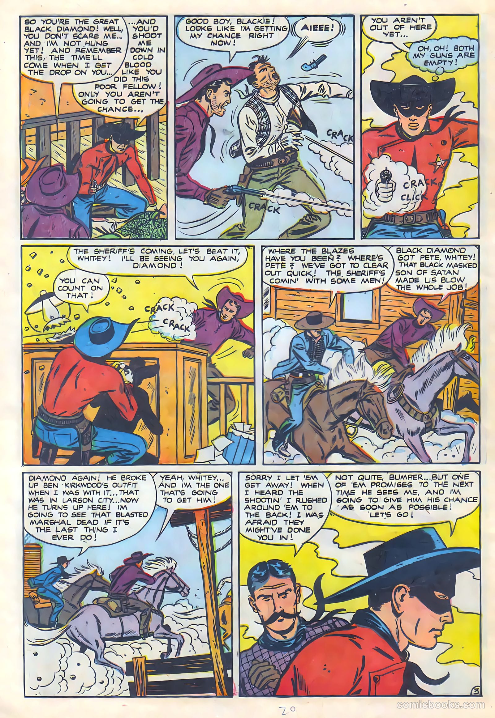 Black Diamond Western #24 (1949) — page 20 of 53