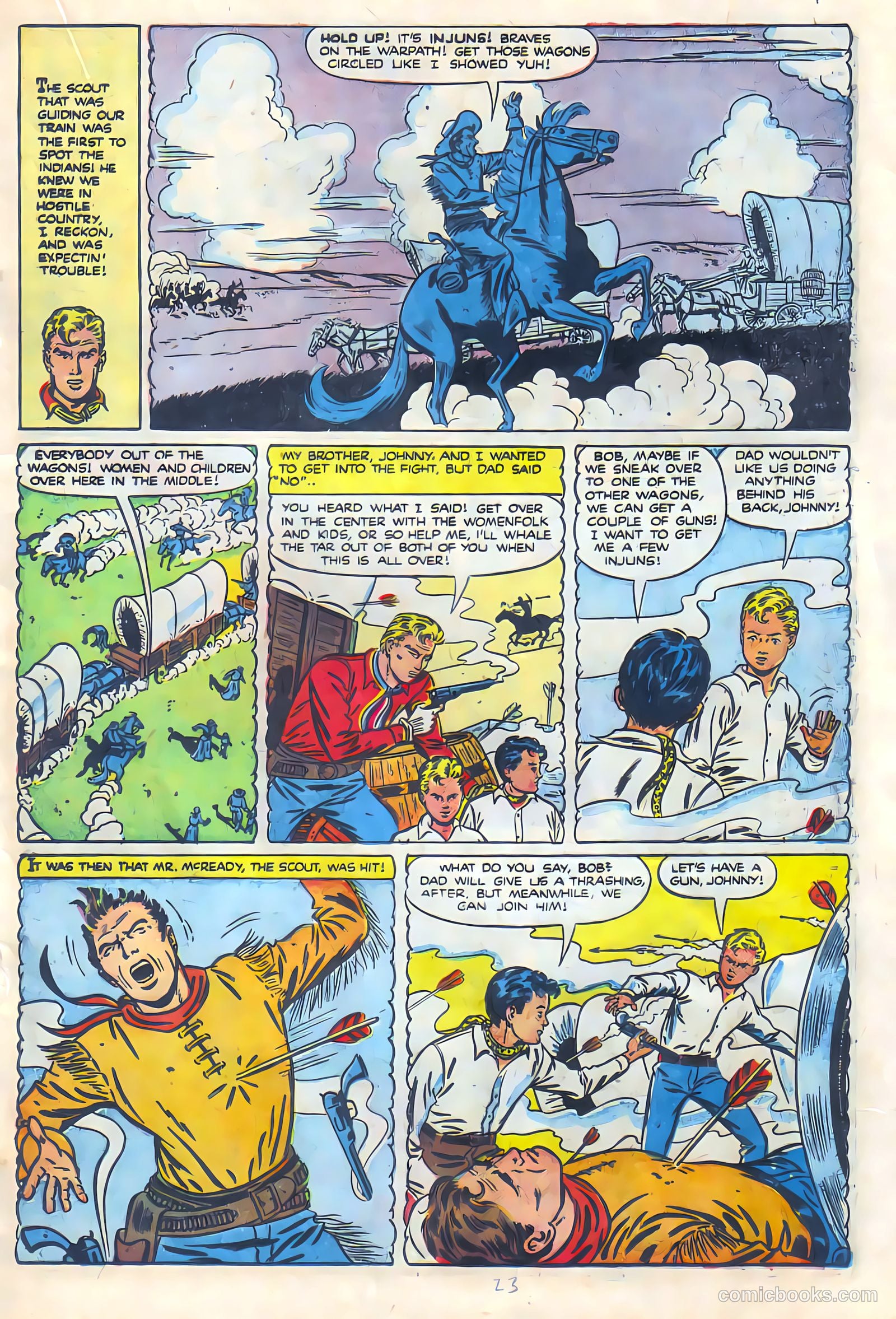 Black Diamond Western #24 (1949) — page 23 of 53