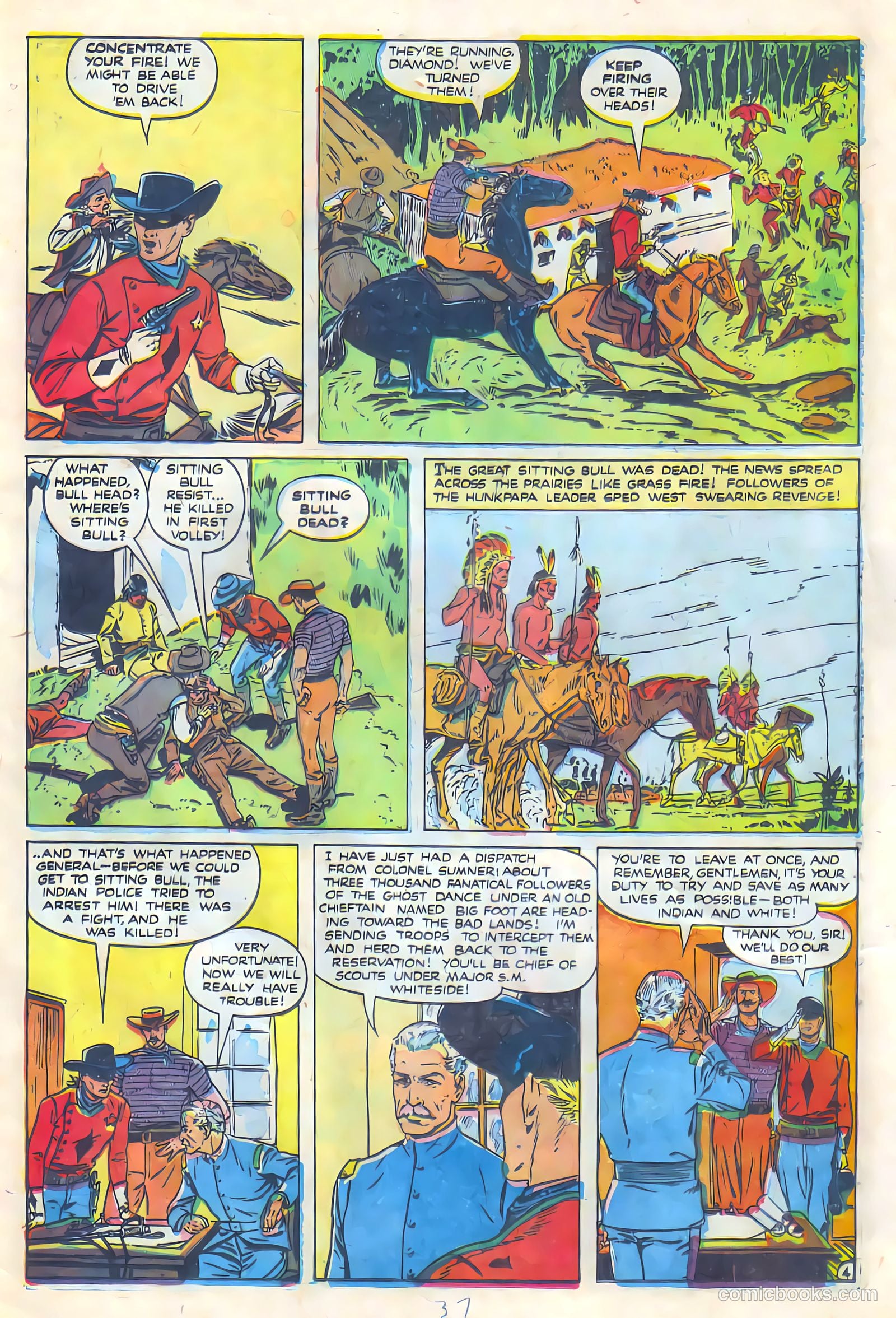 Black Diamond Western #24 (1949) — page 37 of 53