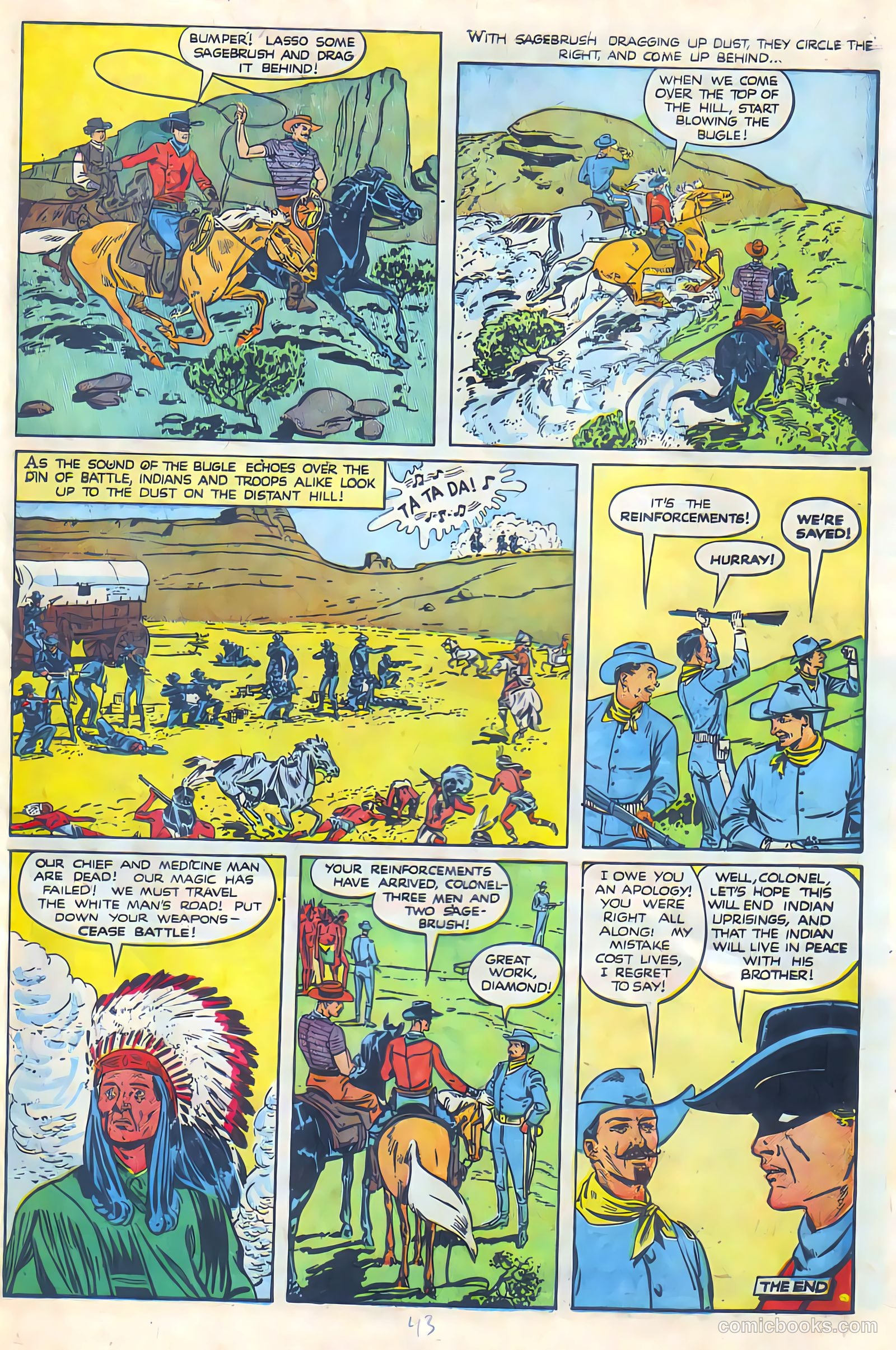 Black Diamond Western #24 (1949) — page 43 of 53