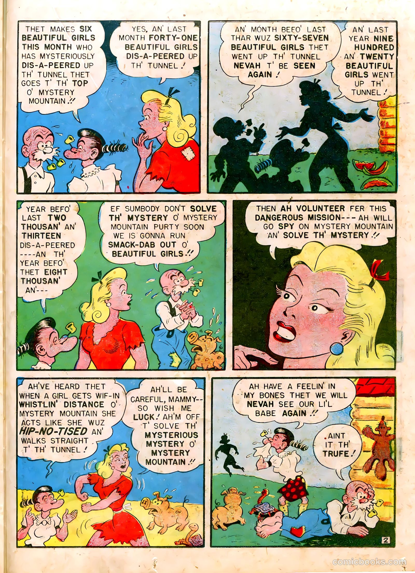 Babe, Darling of the Hills #8 (1949) — page 35 of 52