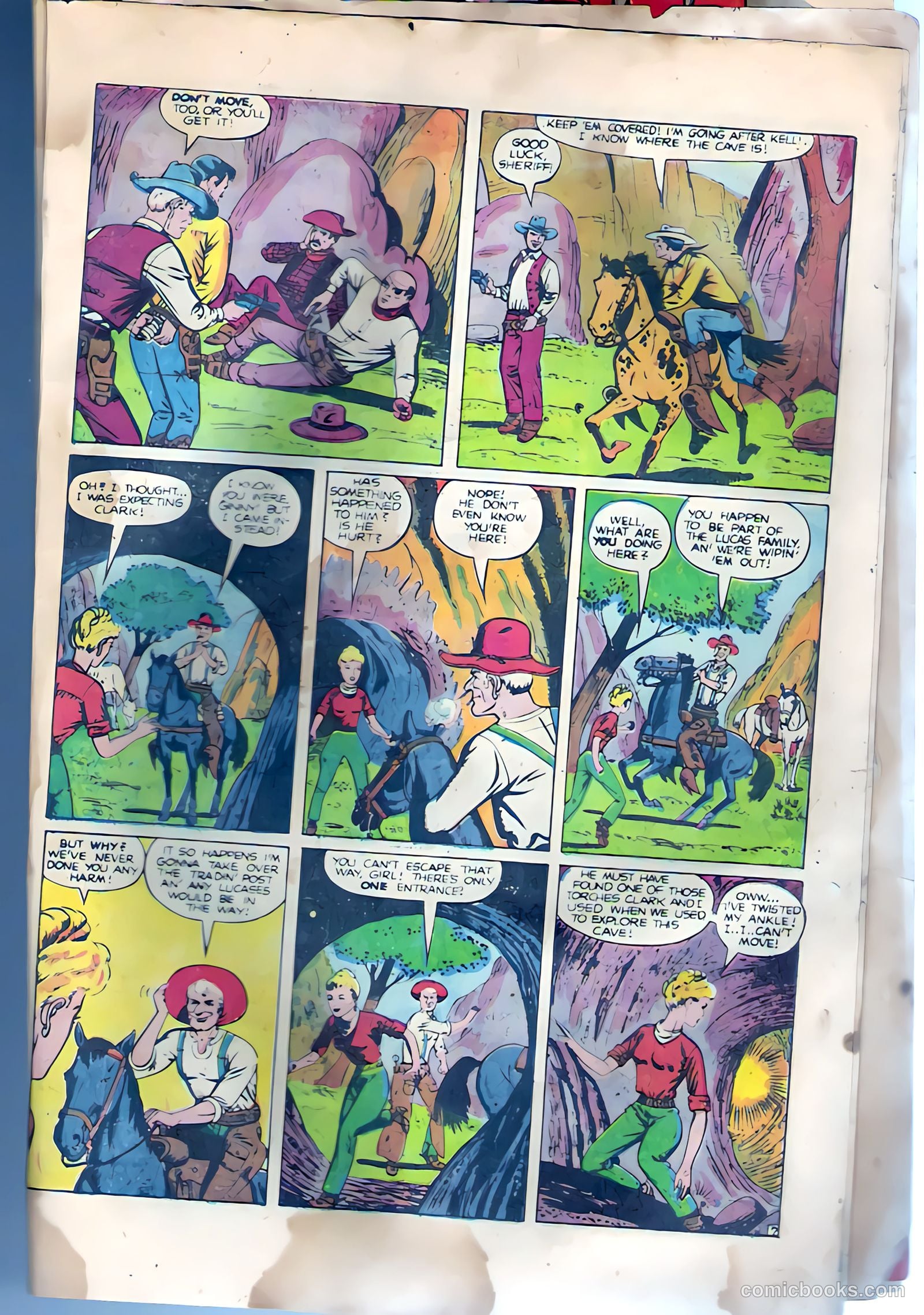 Black Diamond Western #12 (1949) — page 23 of 57