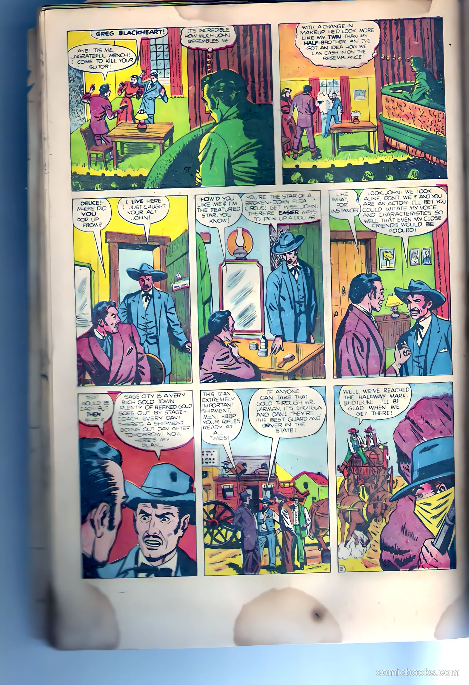 Black Diamond Western #12 (1949) — page 34 of 57