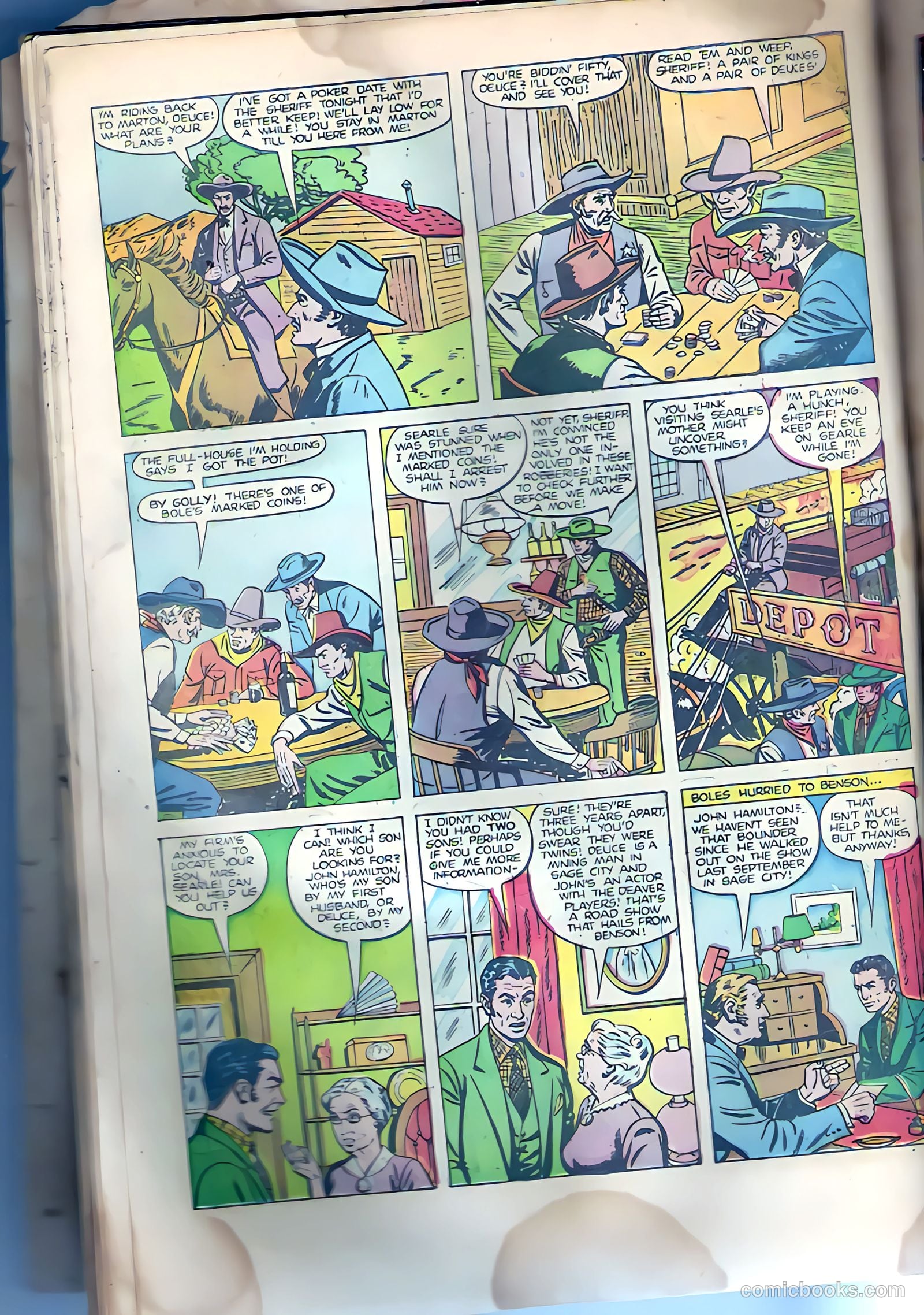 Black Diamond Western #12 (1949) — page 42 of 57