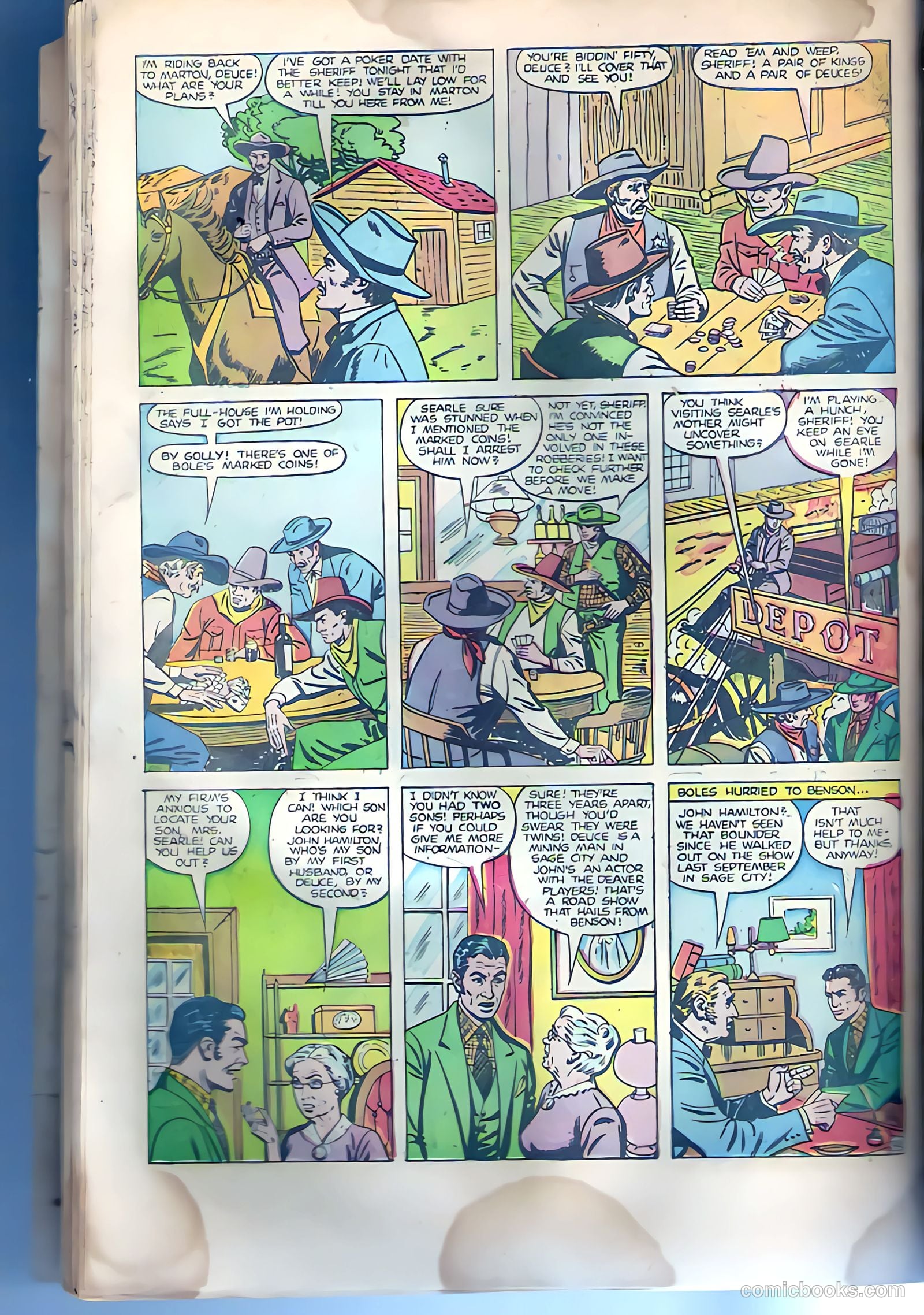 Black Diamond Western #12 (1949) — page 44 of 57