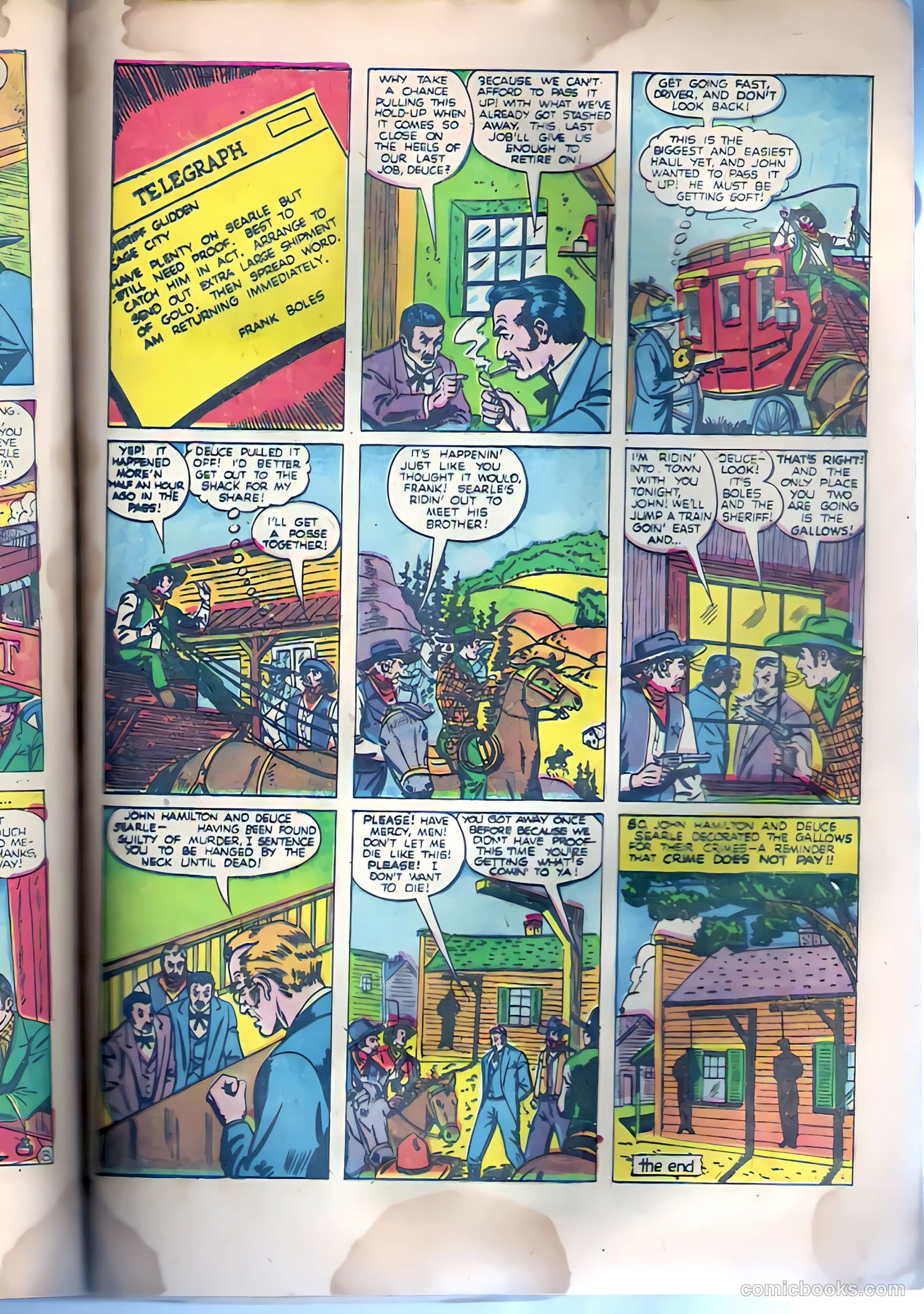 Black Diamond Western #12 (1949) — page 45 of 57