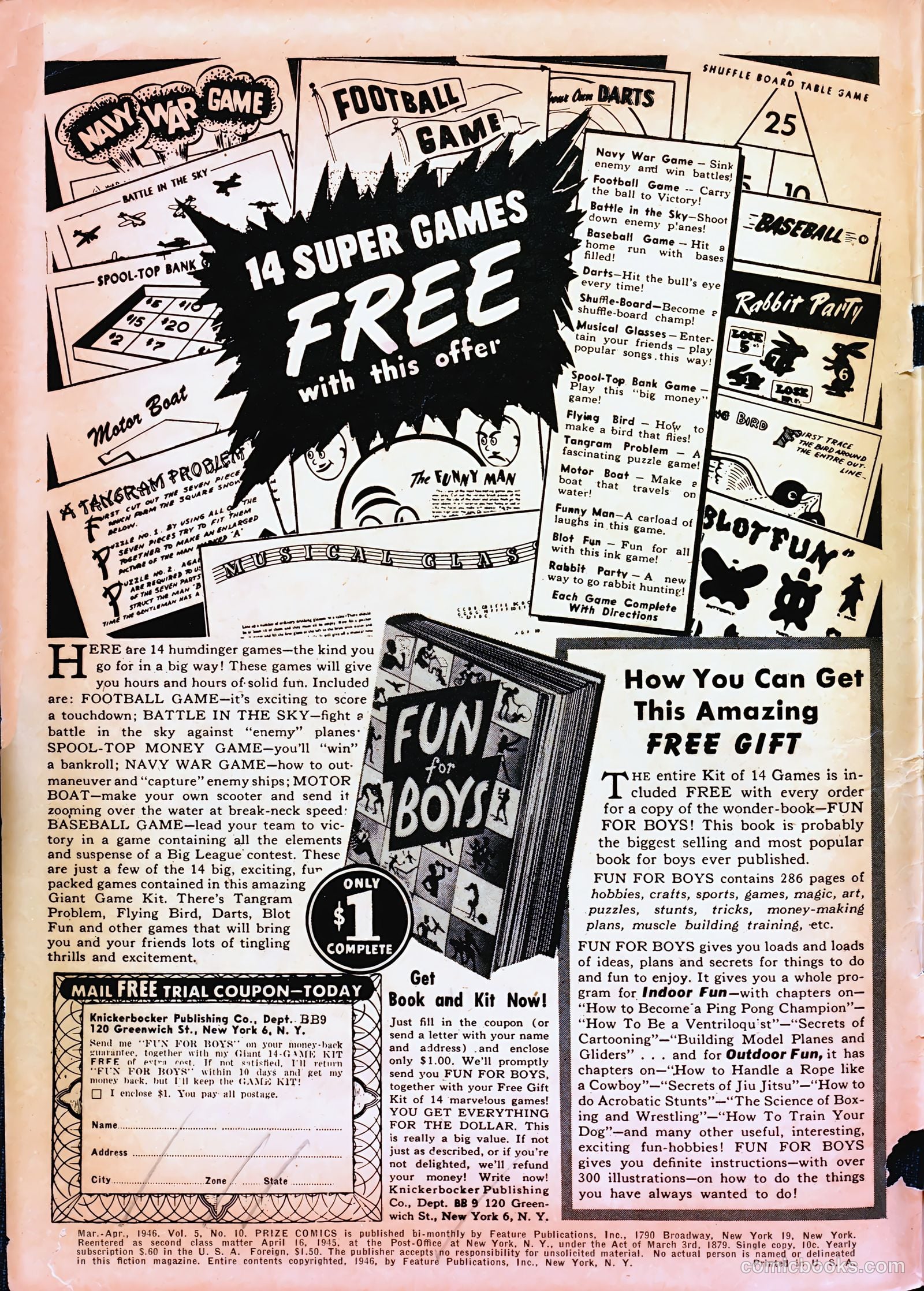 Prize Comics #58 (1940) — page 2 of 52