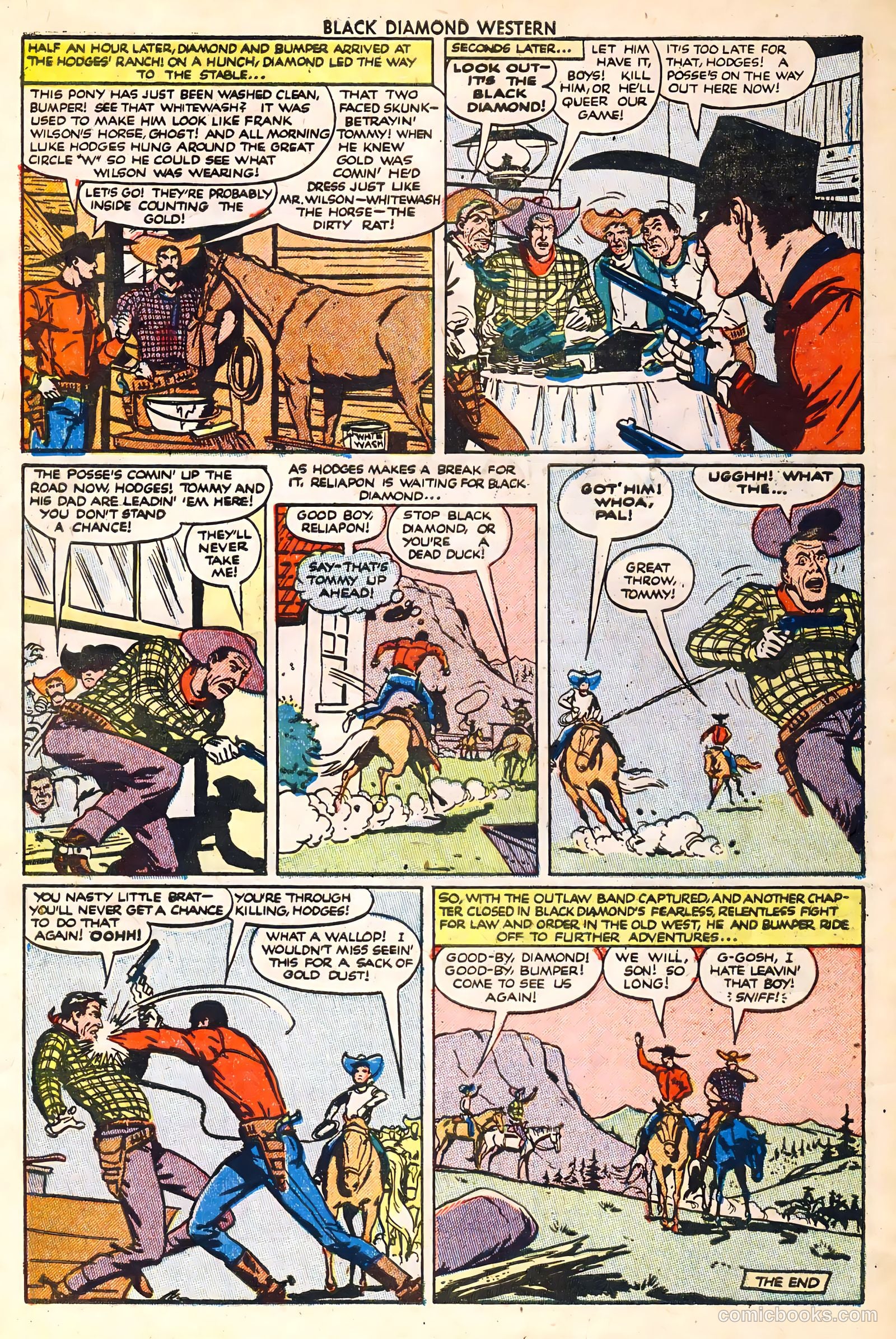 Black Diamond Western #30 (1949) — page 32 of 35