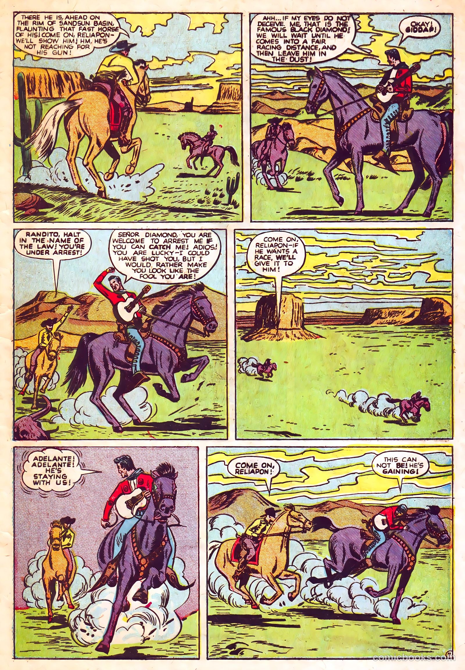 Black Diamond Western #16 (1949) — page 9 of 52