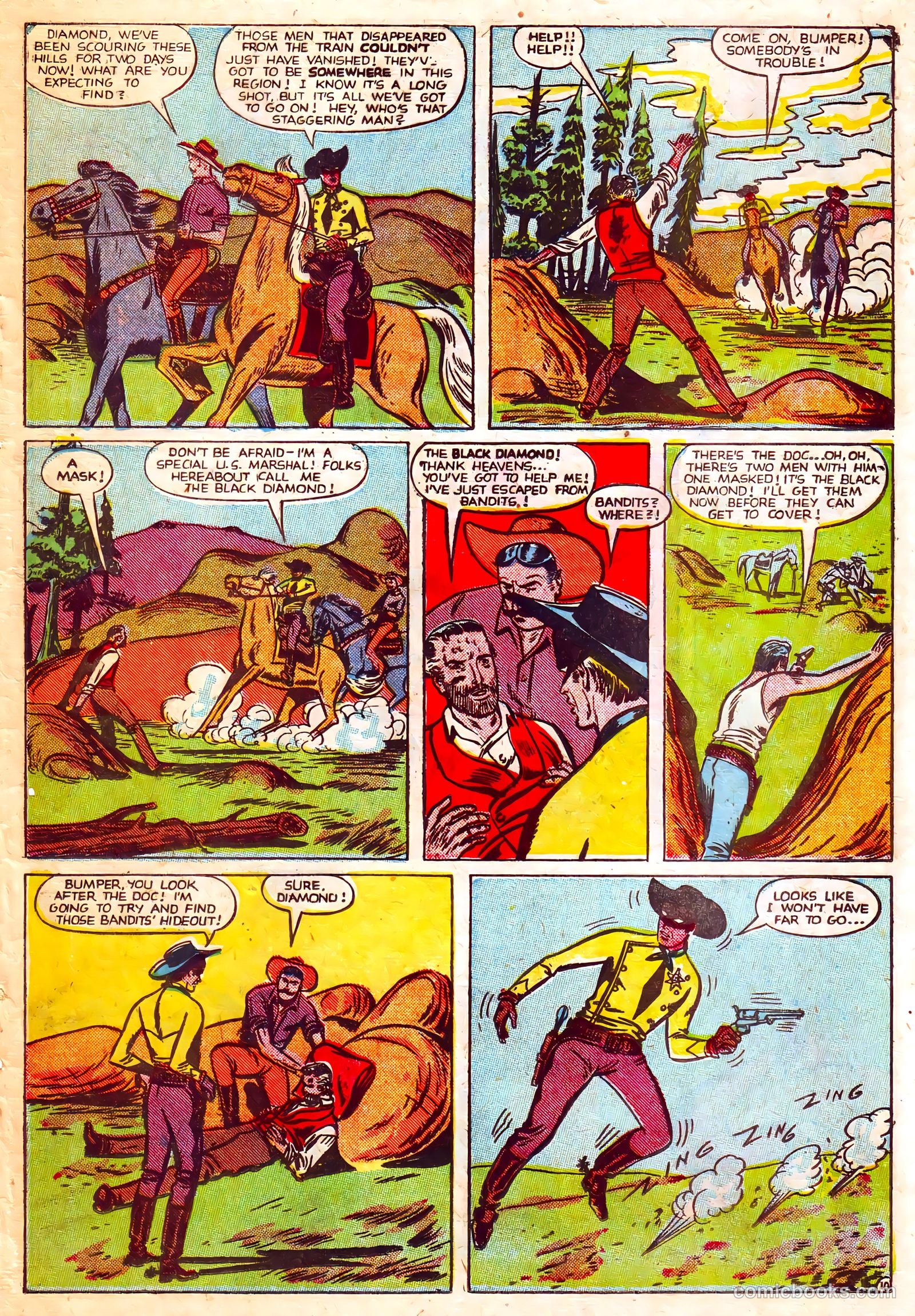 Black Diamond Western #16 (1949) — page 34 of 52