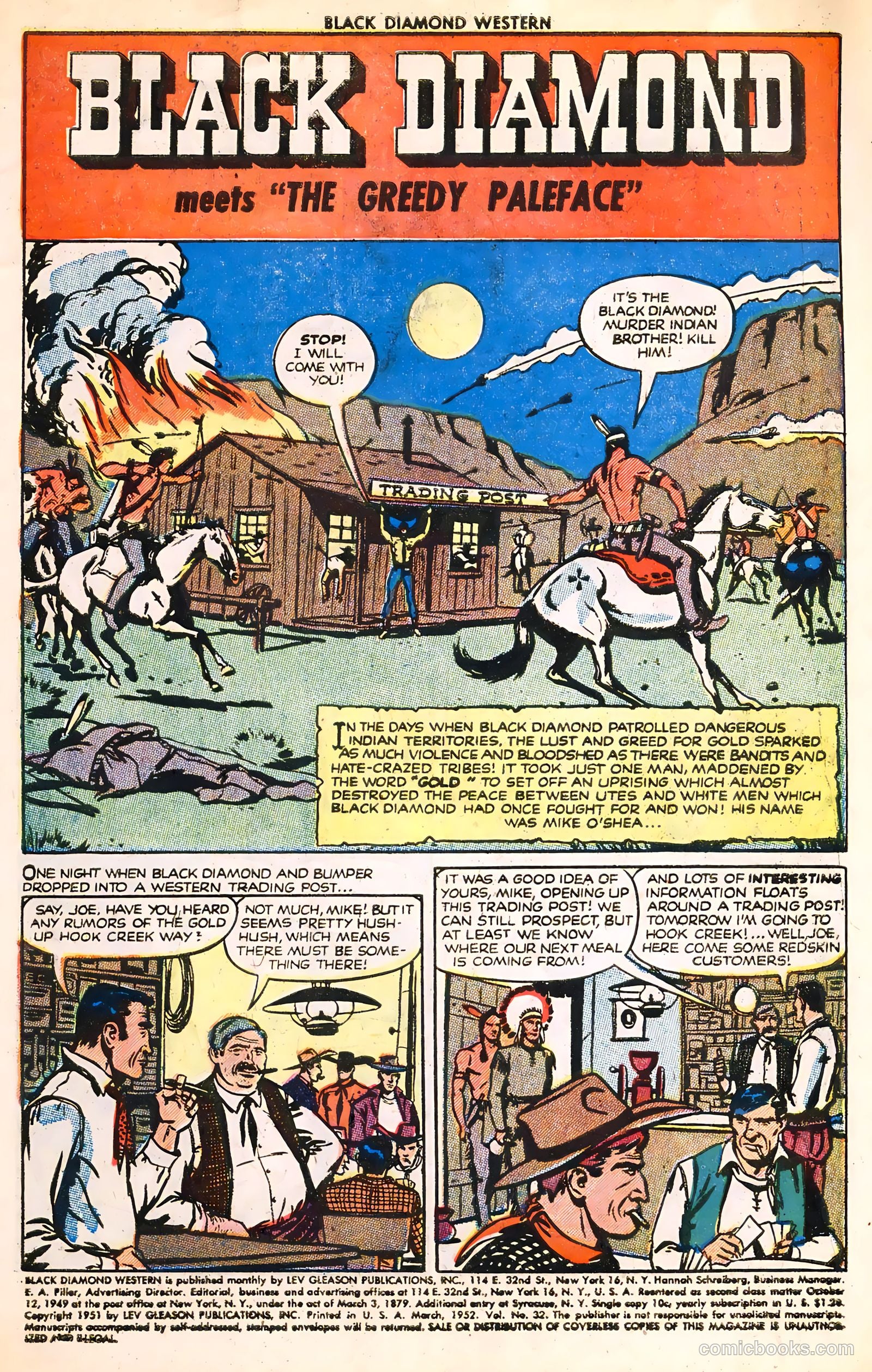 Black Diamond Western #32 (1949) — page 3 of 36