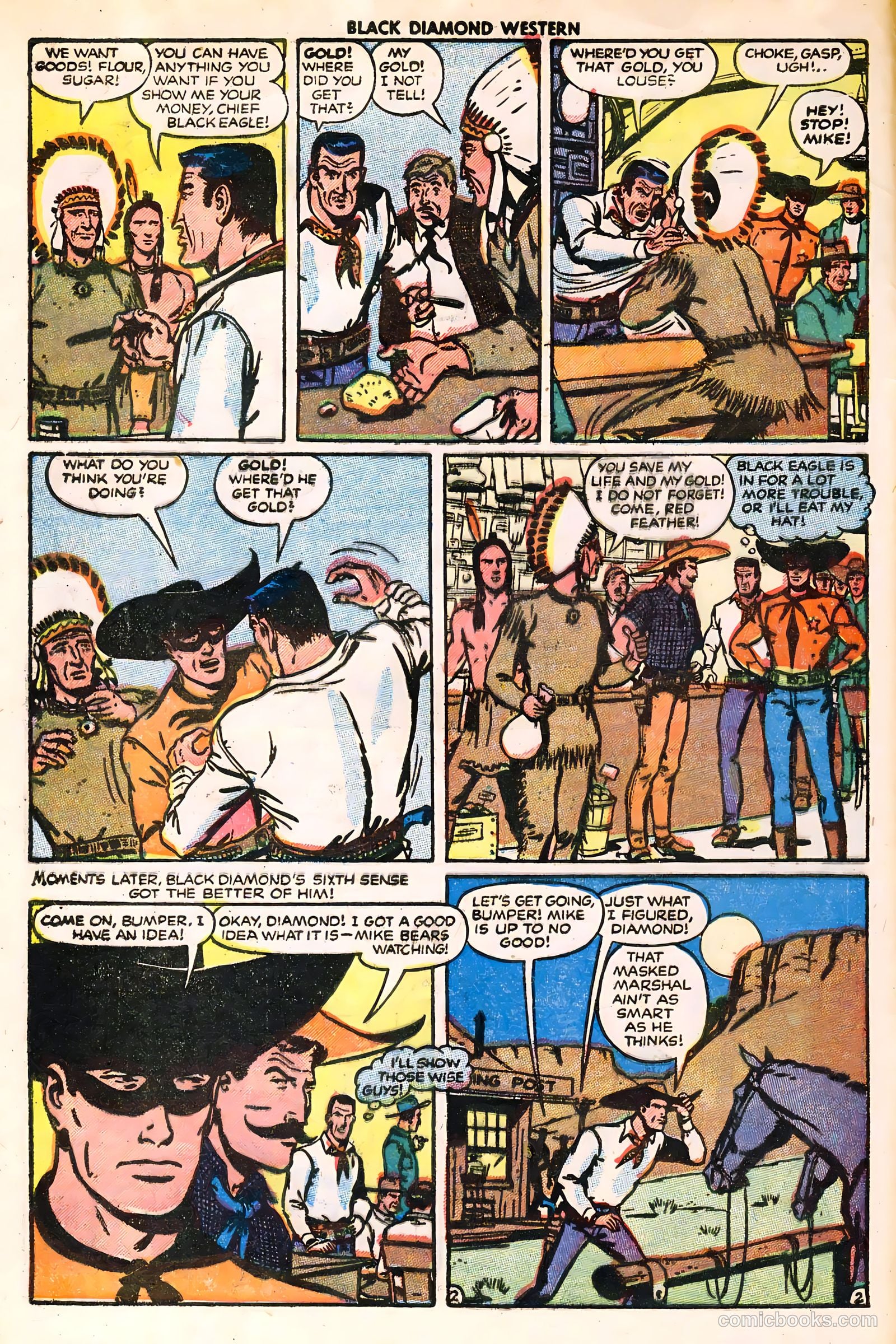 Black Diamond Western #32 (1949) — page 4 of 36