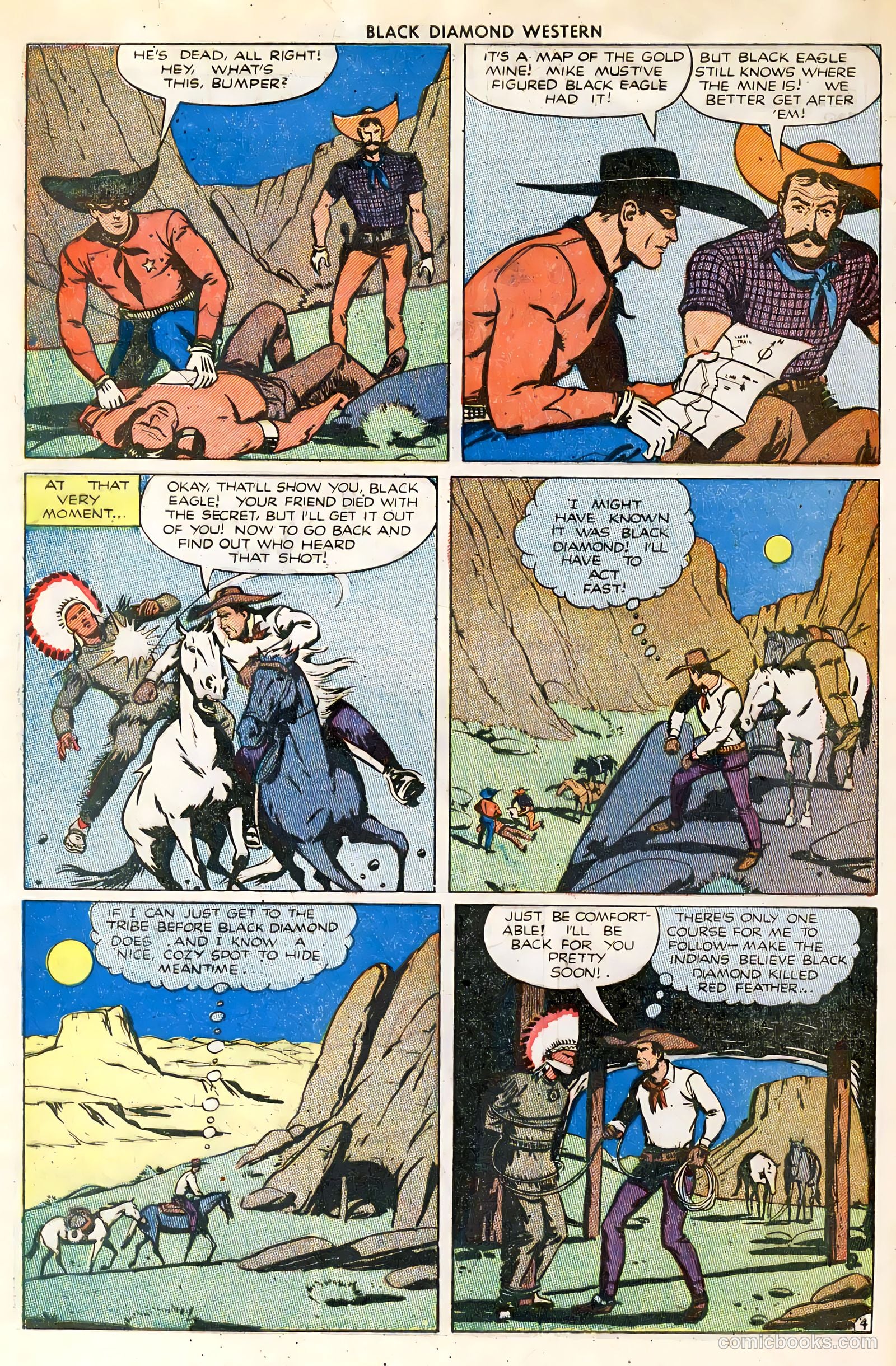 Black Diamond Western #32 (1949) — page 6 of 36
