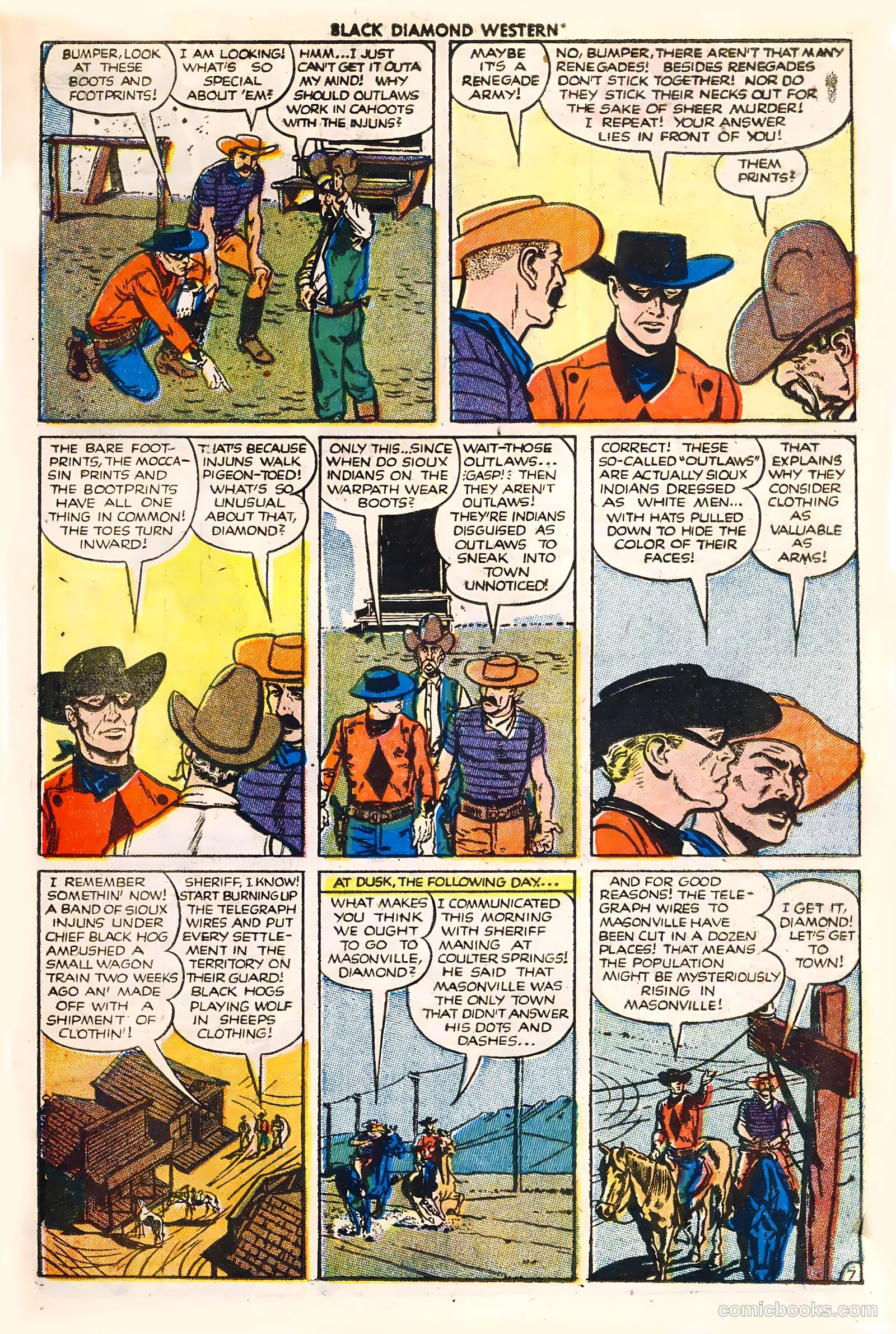 Black Diamond Western #32 (1949) — page 19 of 36