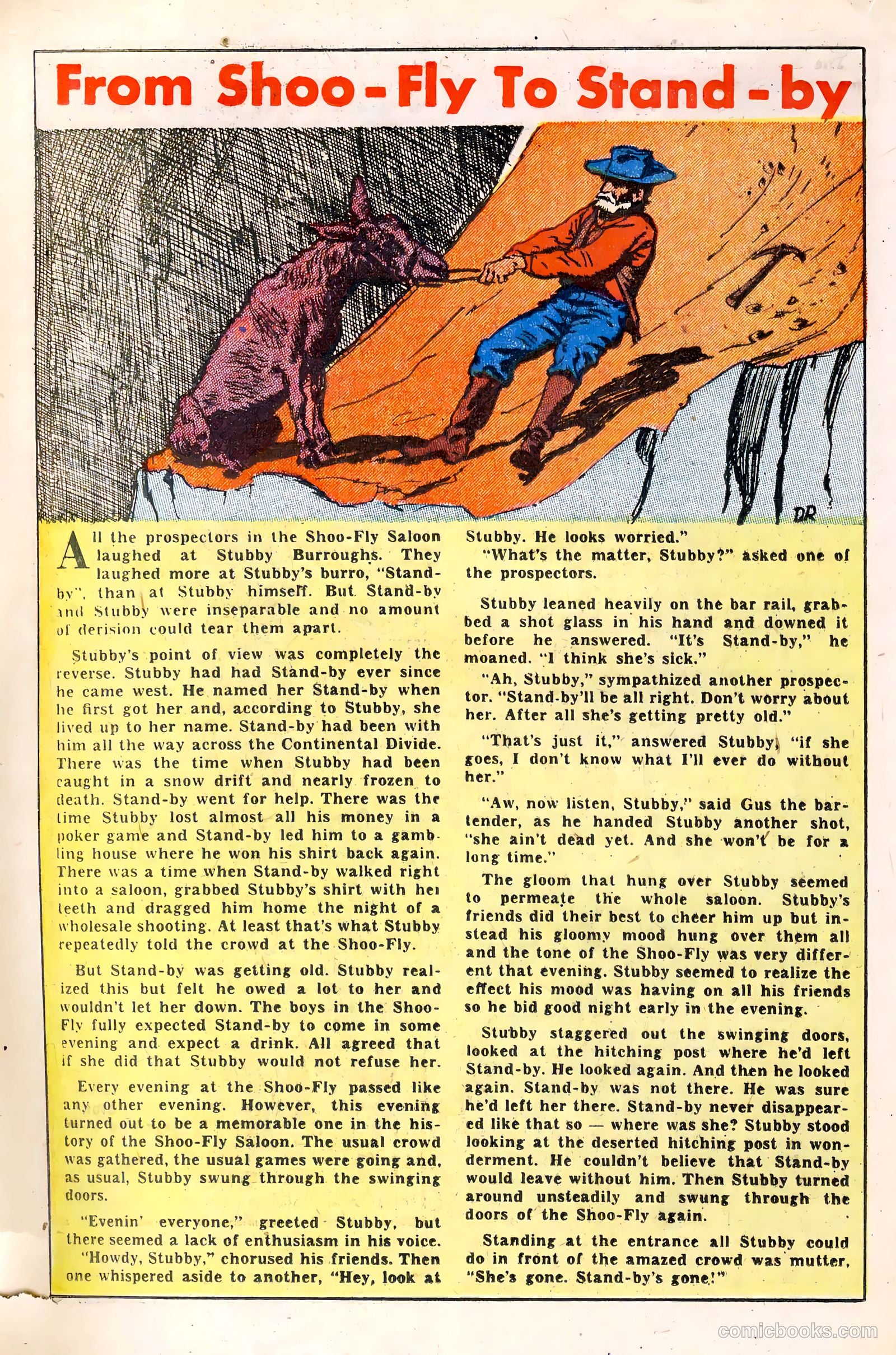Black Diamond Western #32 (1949) — page 22 of 36
