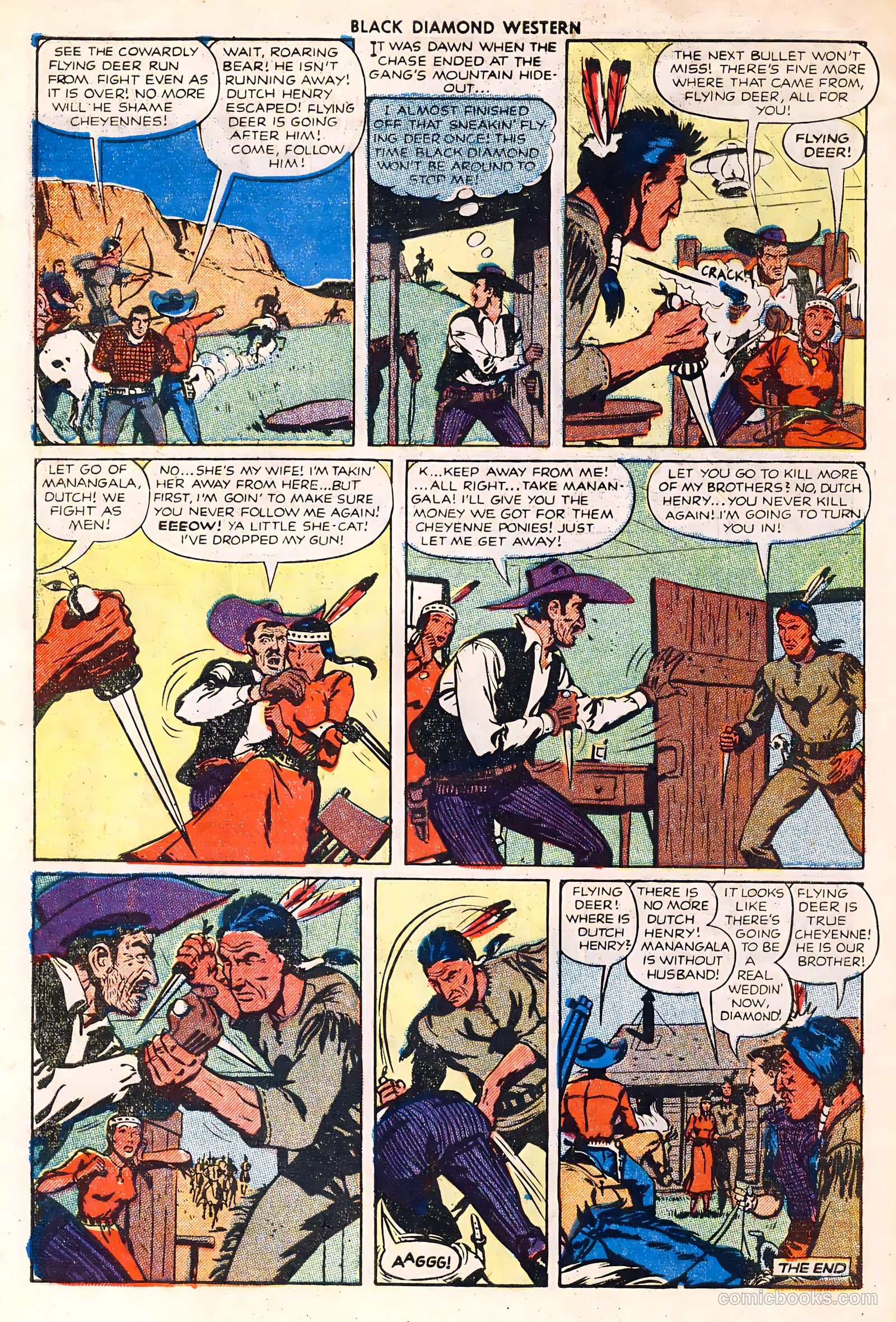 Black Diamond Western #32 (1949) — page 32 of 36