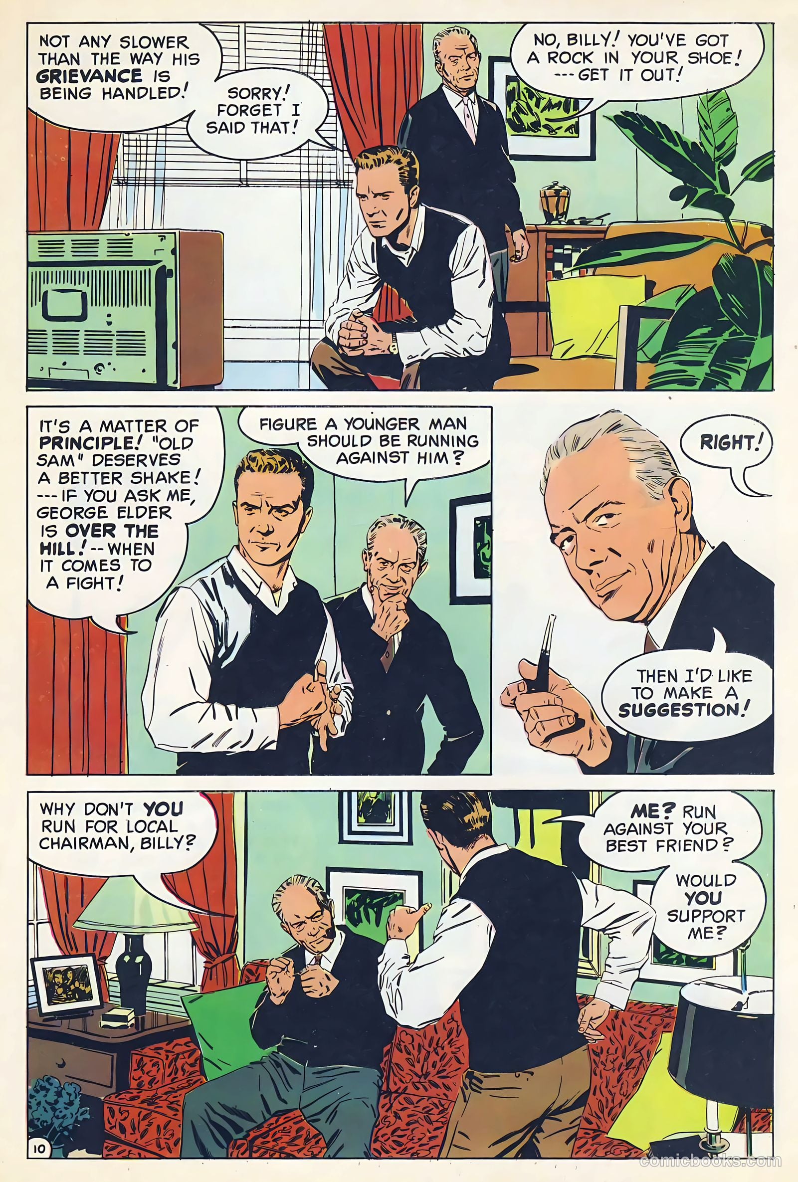 Cliff Merritt and the Very Candid Candidate #nn (1968) — page 12 of 28