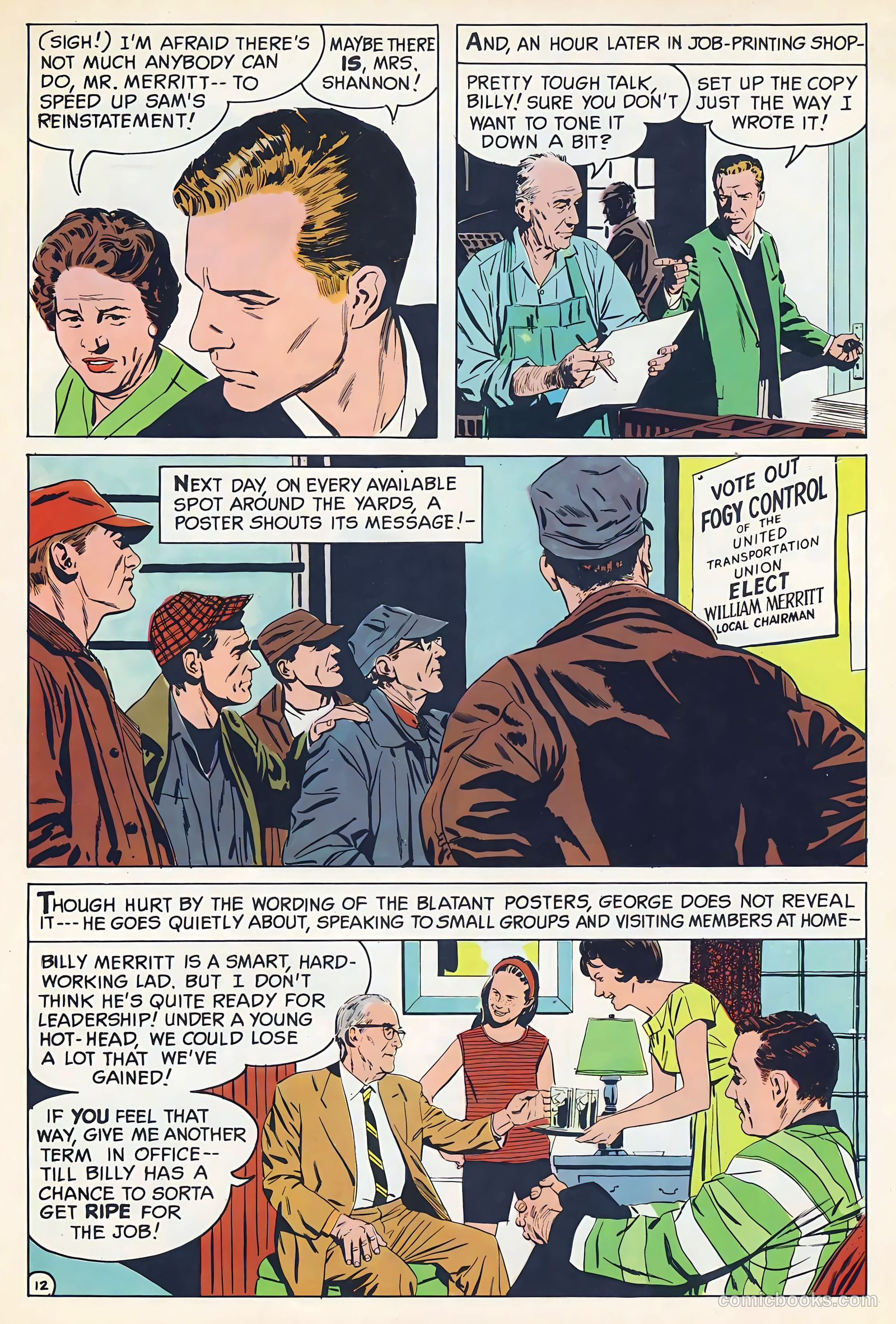 Cliff Merritt and the Very Candid Candidate #nn (1968) — page 14 of 28