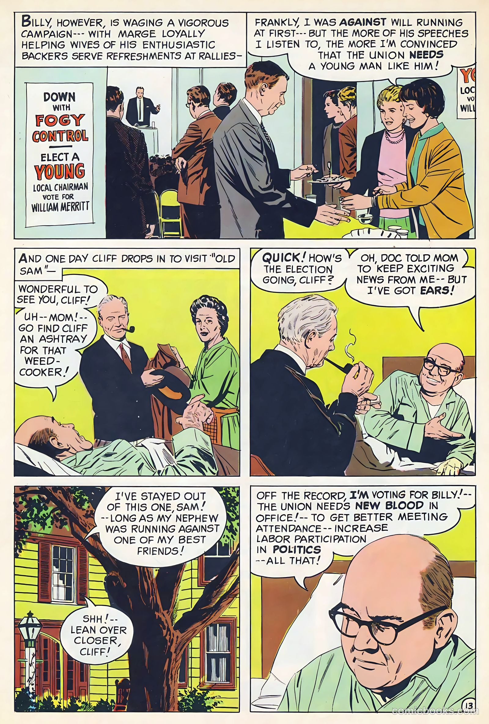 Cliff Merritt and the Very Candid Candidate #nn (1968) — page 15 of 28