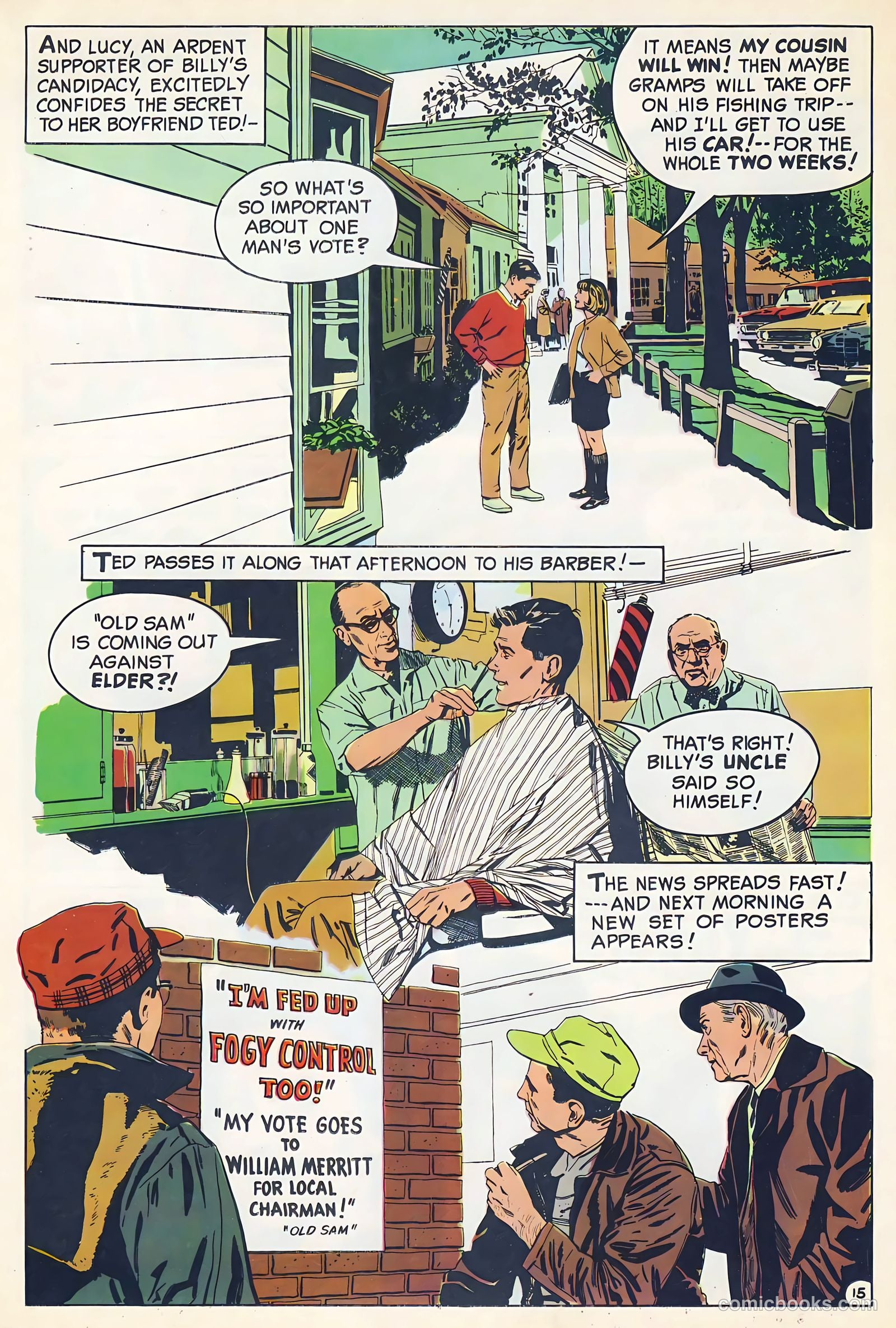 Cliff Merritt and the Very Candid Candidate #nn (1968) — page 17 of 28