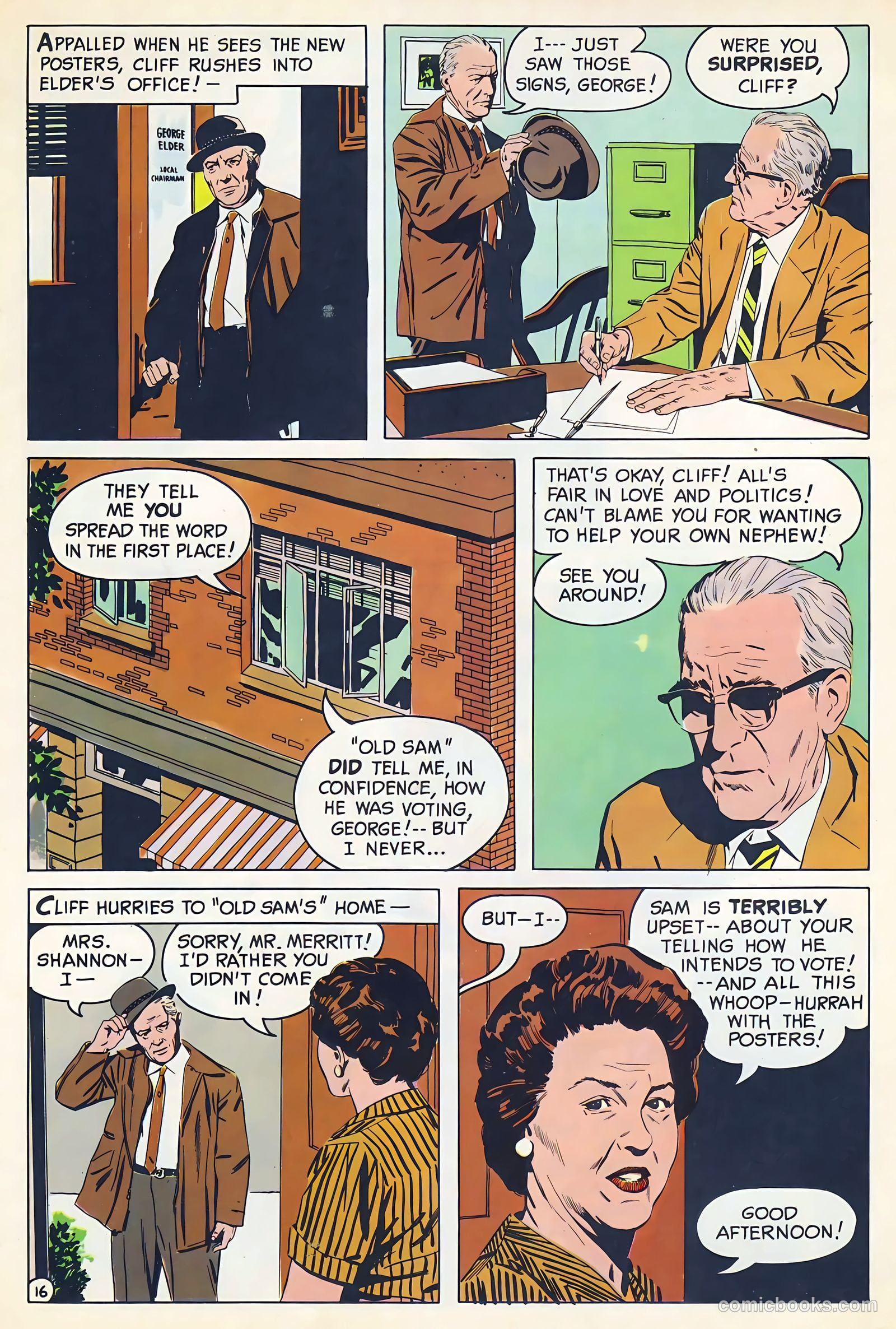 Cliff Merritt and the Very Candid Candidate #nn (1968) — page 18 of 28